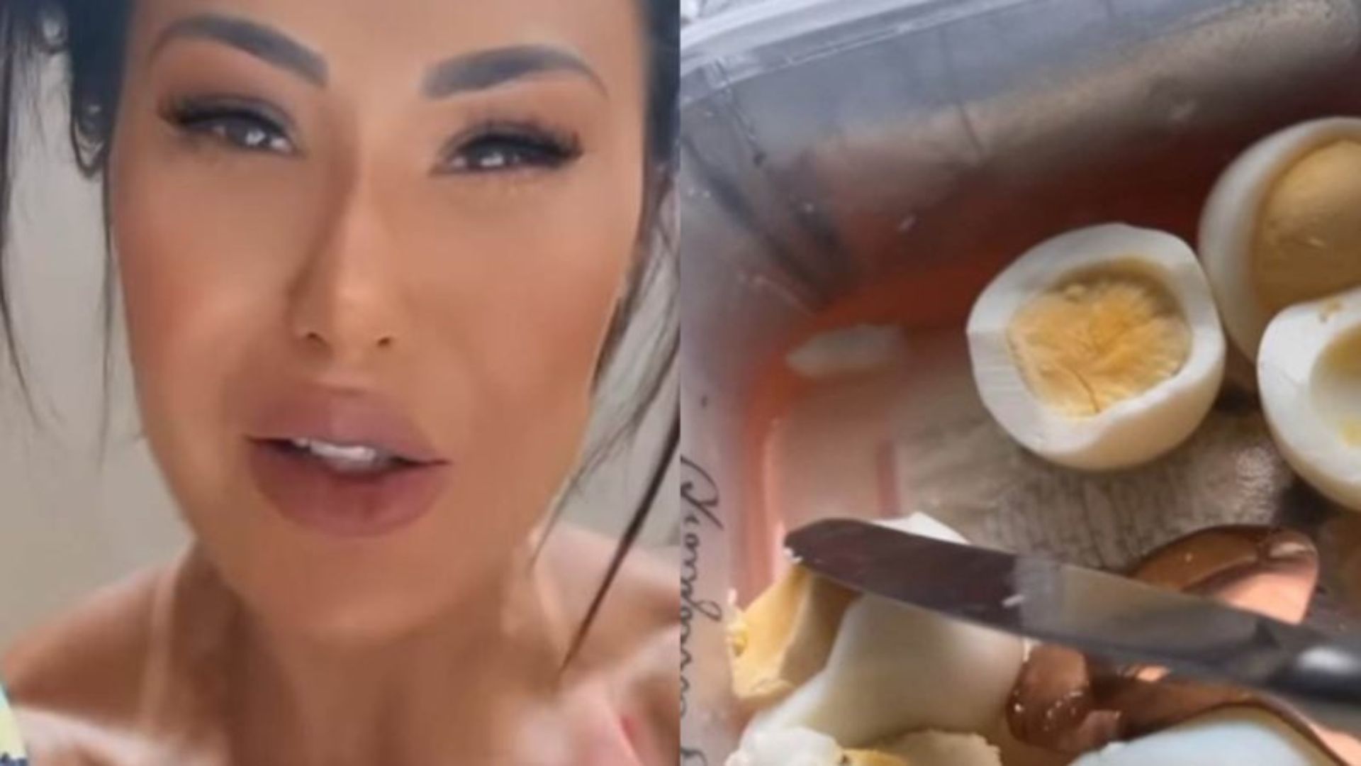 Gracyanne Barbosa tem surpresa desagradável ao abrir marmita: “Nojento”
