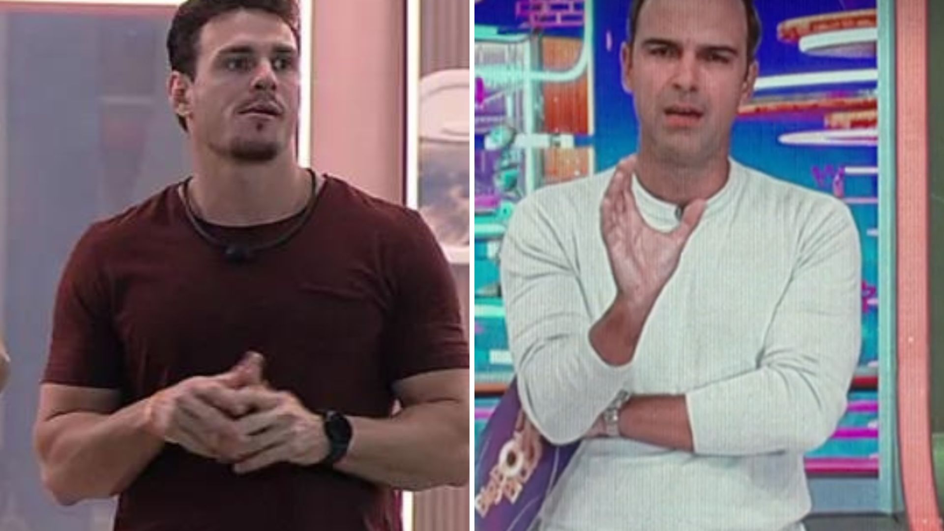 BBB23: Irritado, Gustavo minimiza sermão de Tadeu Schmidt: “Estou de boa”