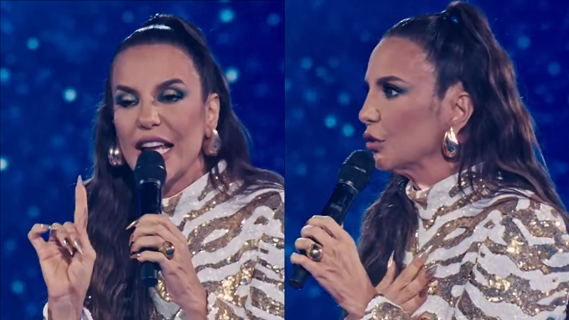 Ivete Sangalo revela traição durante show de Rosana: “Peguei ele com outra”