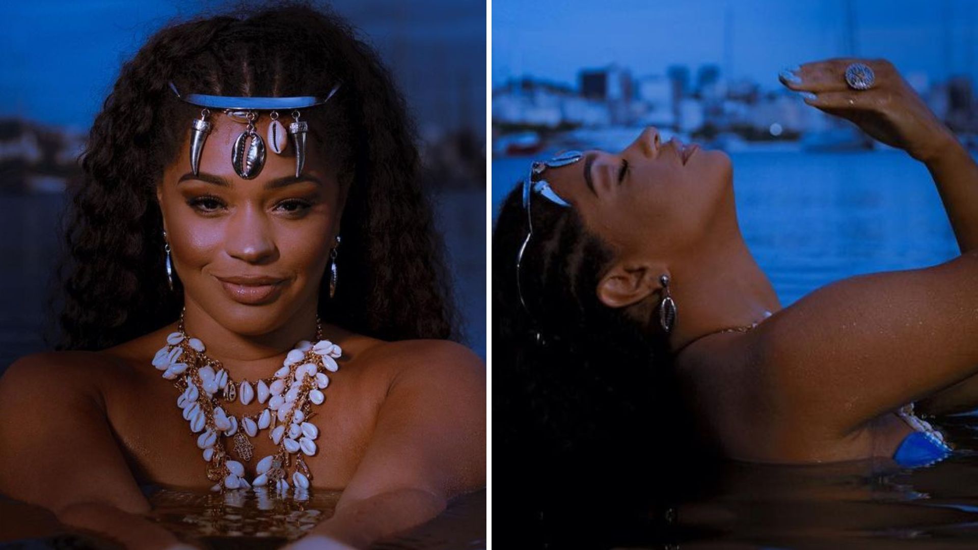 Submersa, Juliana Alves abusa embaixo d’água antes de desfilar na Unidos da Tijuca: “Espetáculo”