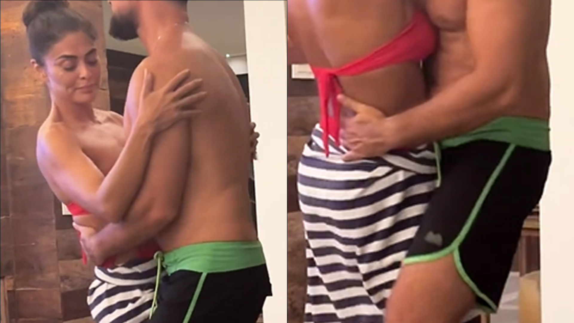Juliana Paes ganha sarrada do marido saradão em vídeo íntimo: “Só assim”