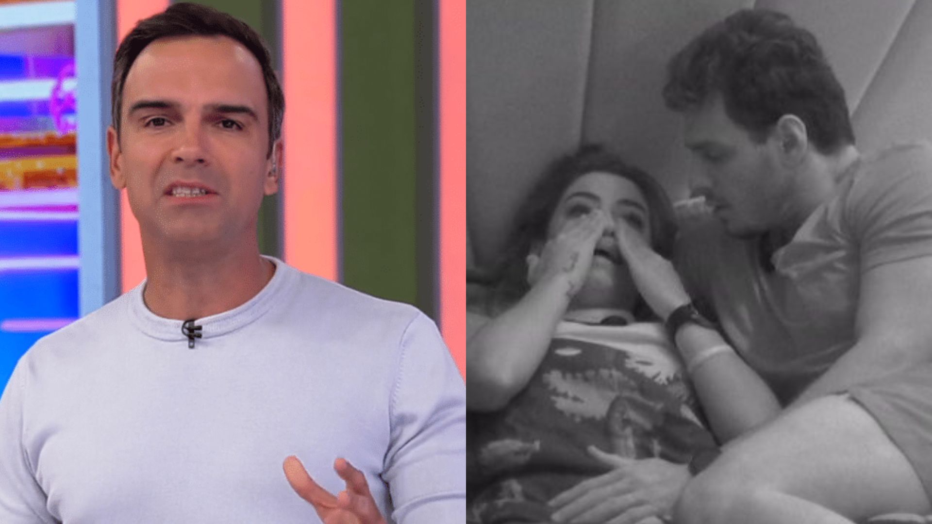 BBB23: Após discurso de Tadeu Schmidt, Key tem crise de choro e faz pedido inesperado: “Vamos?”