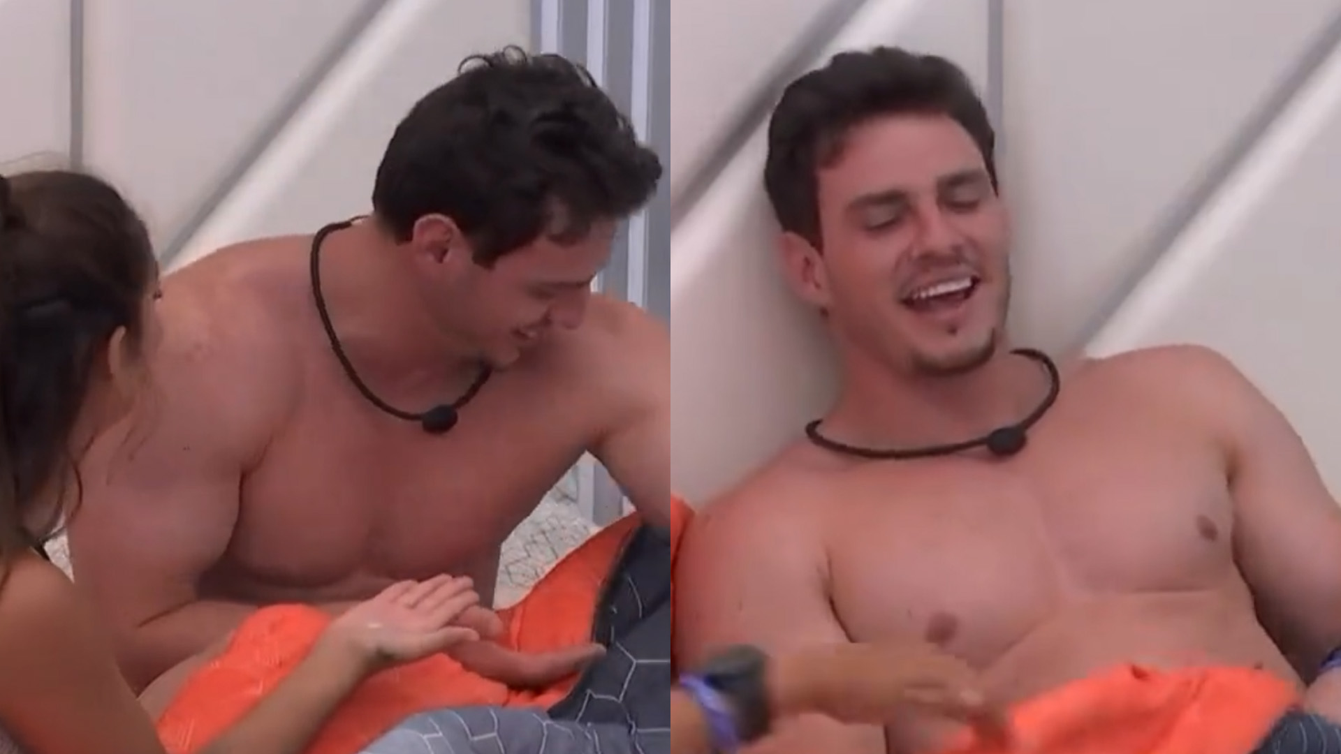 BBB23: Key e Gustavo fazem pacto com fluidos corporais e público reage: “Que nojo”