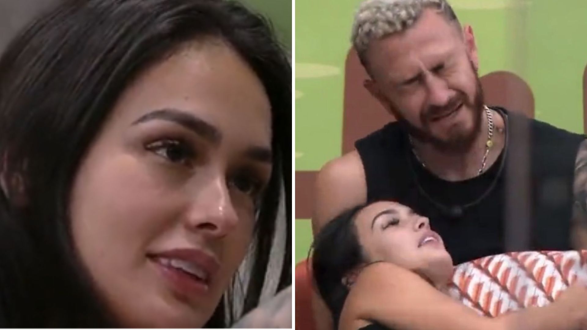 BBB23: Larissa atrapalha amasso ao dar cotovelada em intimidade de Fred: “Não faz ideia da dor”