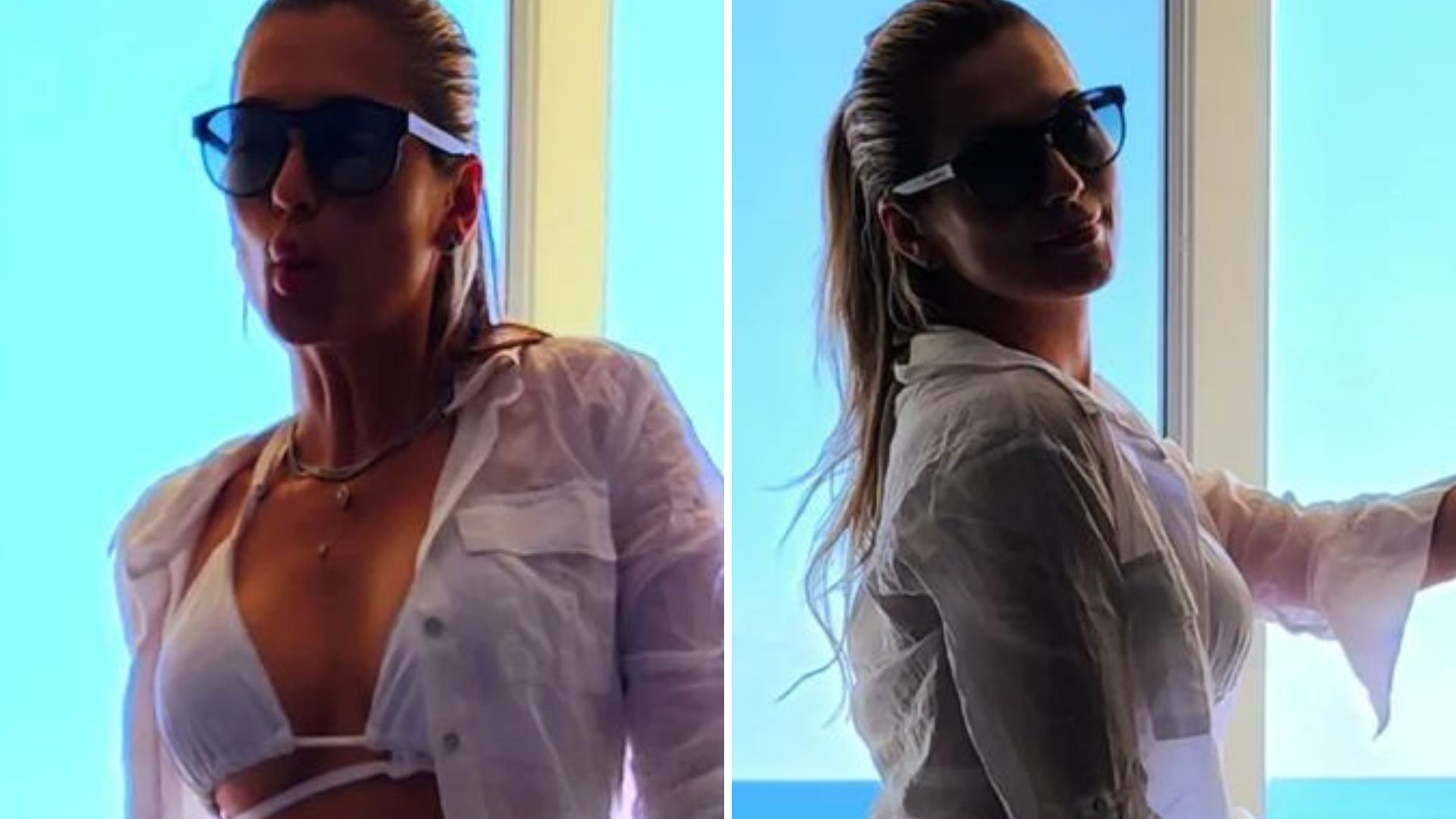 Escândalo! Lívia Andrade coloca bumbum para jogo em fio-dental branco: “Corpaço”