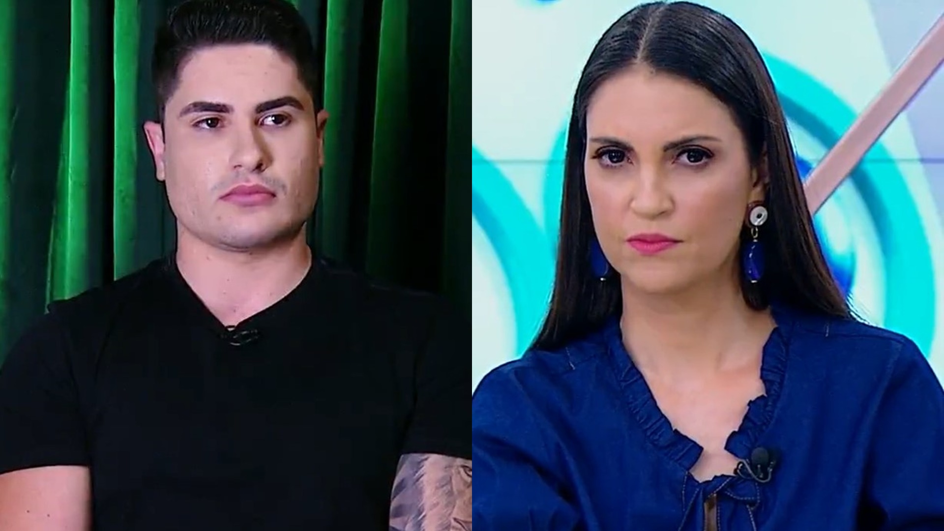 Lucas Souza se irrita com Chris Flores após assumir não ter provas contra Jojo Todynho