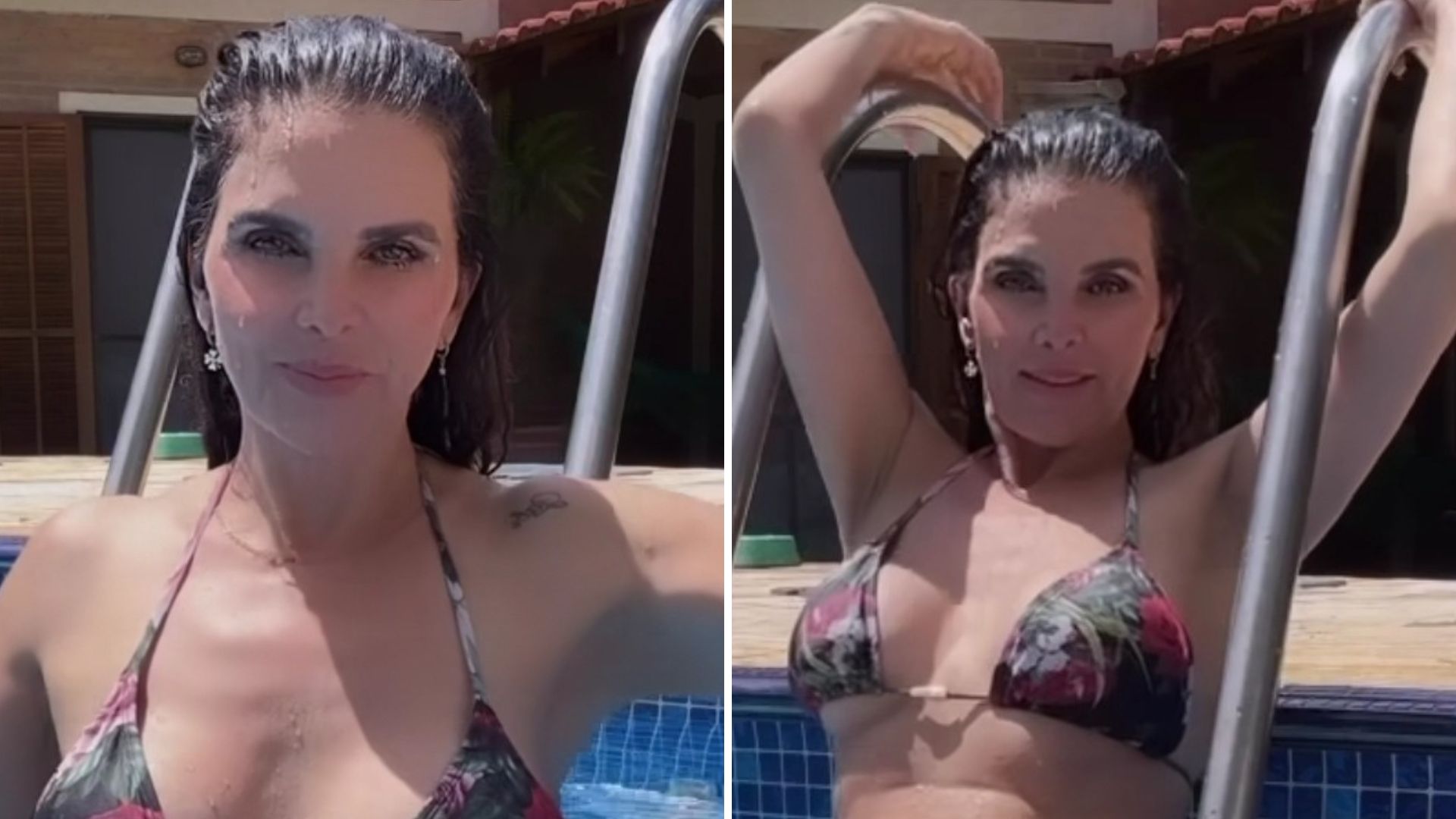 Luiza Ambiel arrasa de biquíni mínimo na piscina em fisioterapia: “Corpinho perfeito”