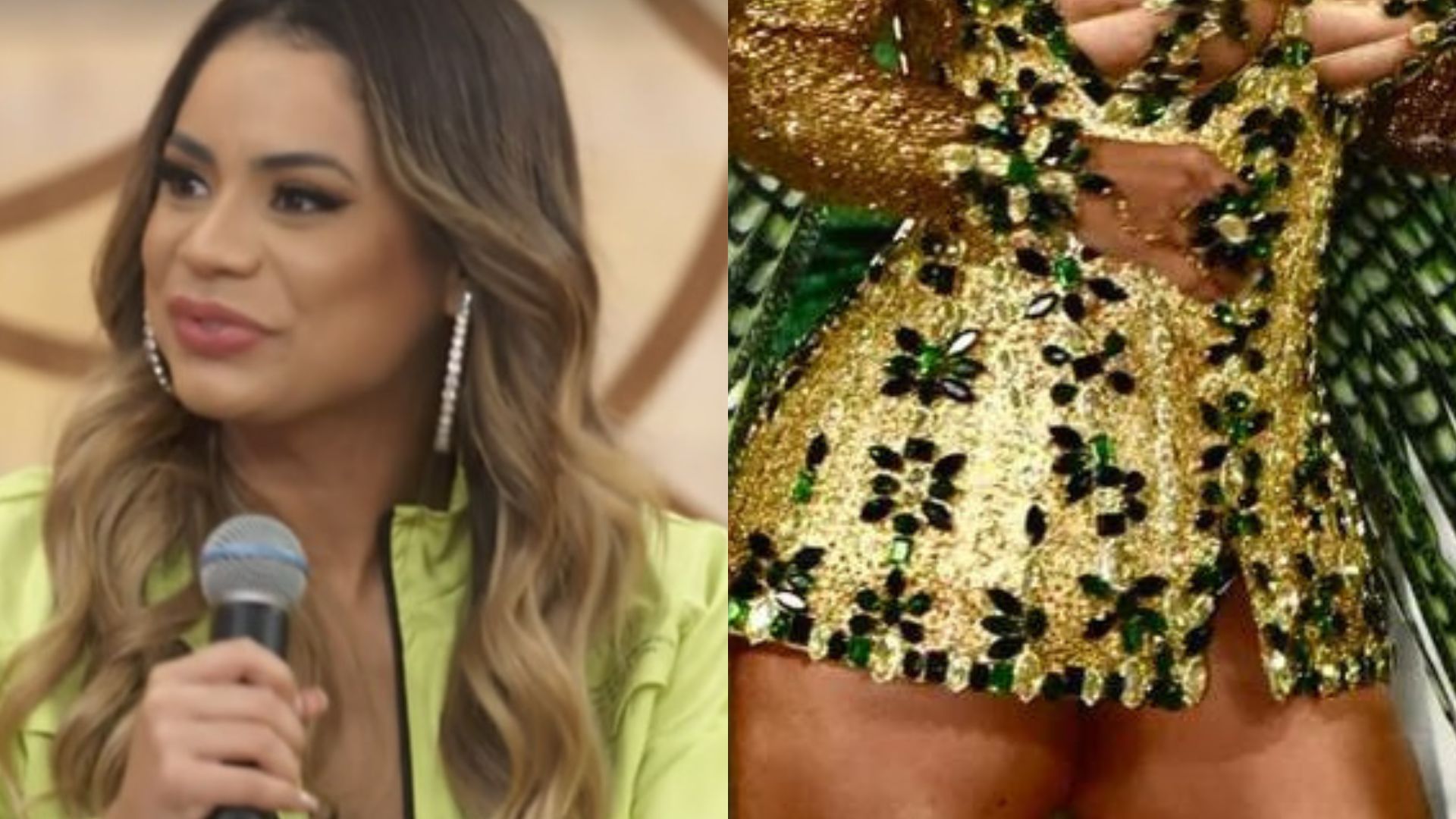 No ‘Encontro’, Lexa surpreende ao mostrar mãe gata no Carnaval: “Rainha de bateria”