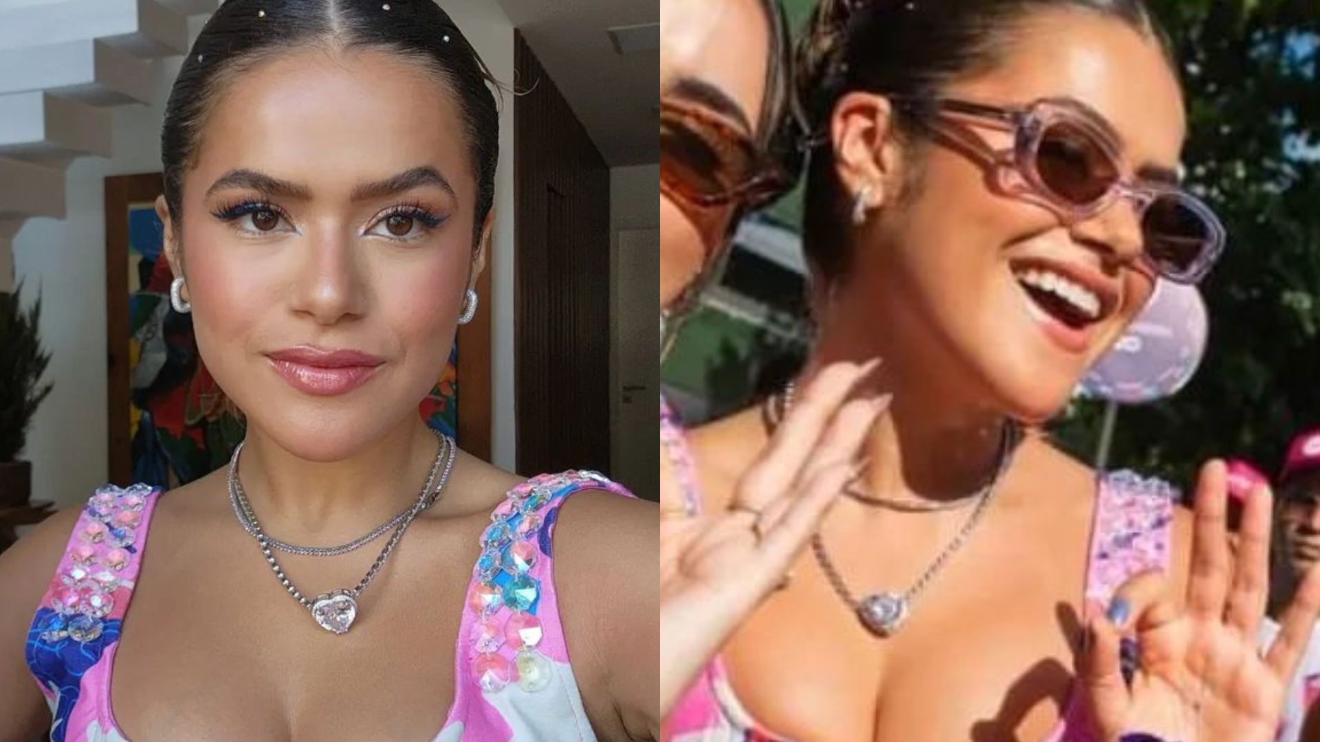 De minissaia, Maisa curte folia de pré-carnaval e impressiona com corpão à mostra: “Perfeita”
