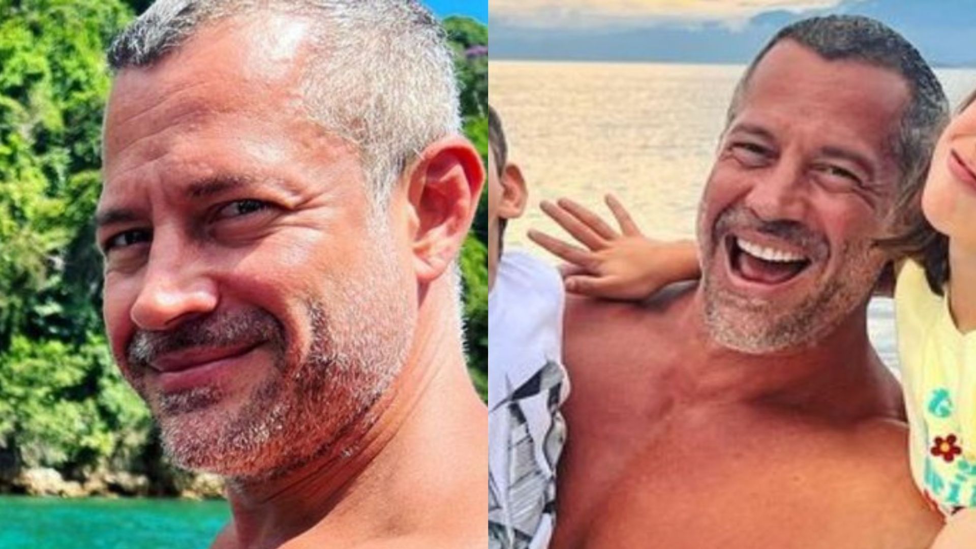 Malvino Salvador surpreende web em cliques raros com a família: “Muito lindos”