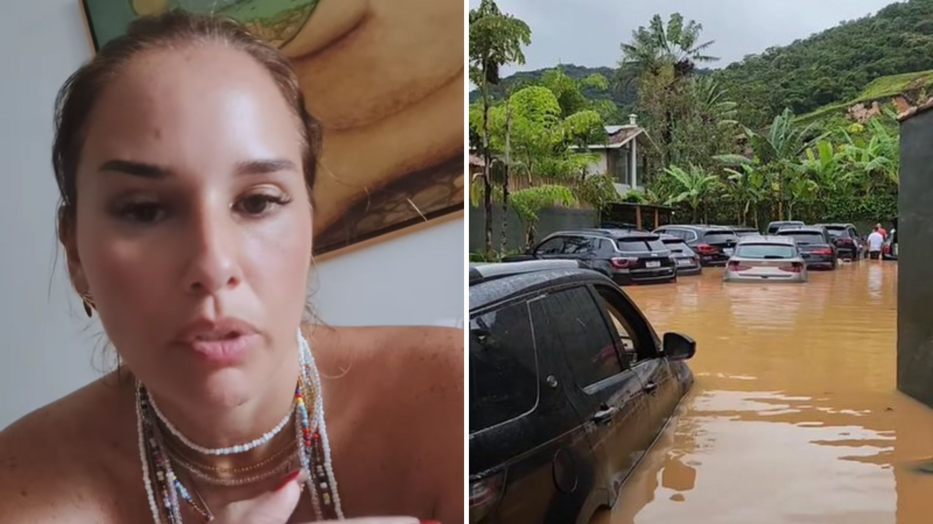 Mariana Belém é socorrida após enchente trágica no litoral de São Paulo: “Coração dilacerado”