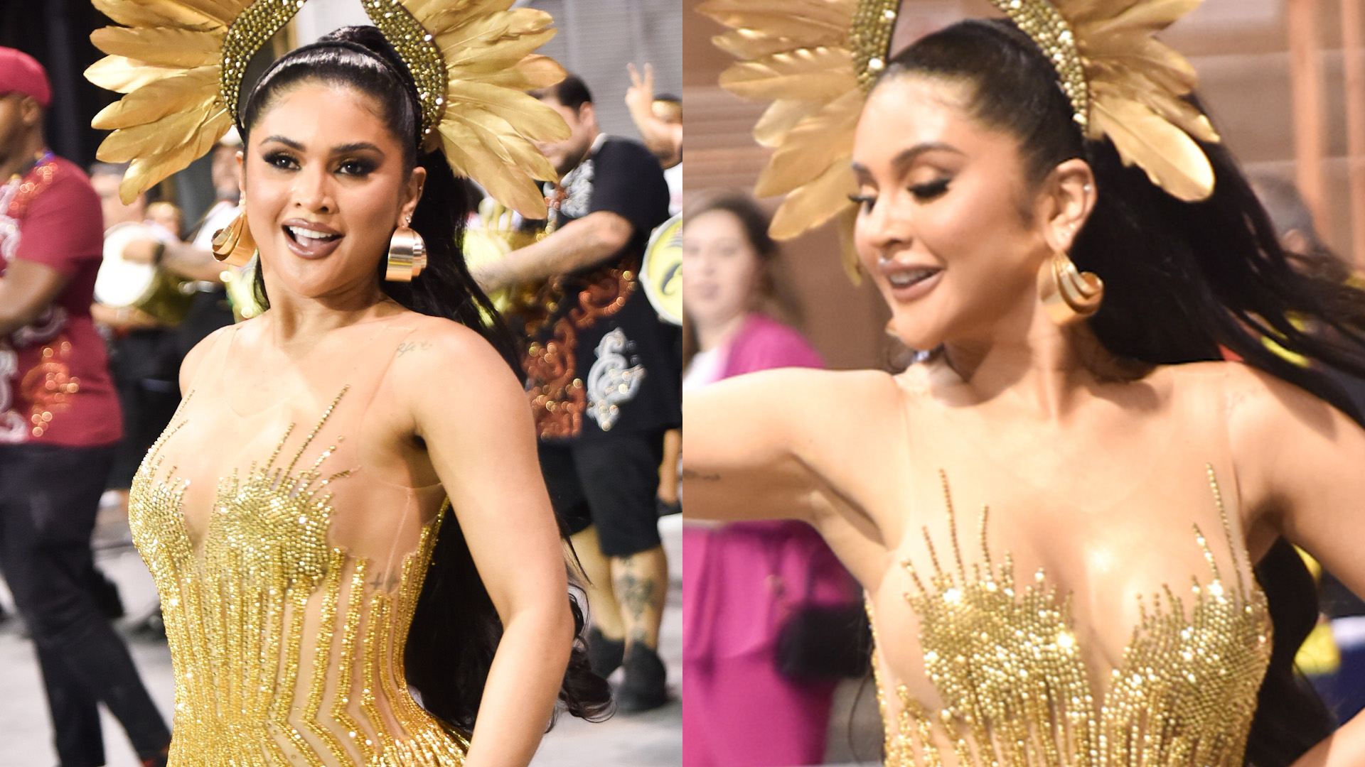 Que ousadia! Mileide Mihaile deixa polpa do bumbum à mostra em ensaio de Carnaval