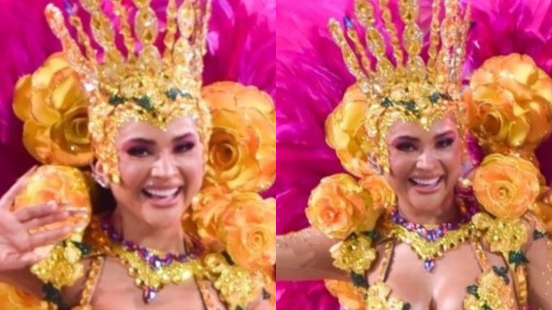 De fio-dental, Mileide Mihaile impressiona ao exibir resultado da lipo em desfile da Grande Rio: “Espetáculo”