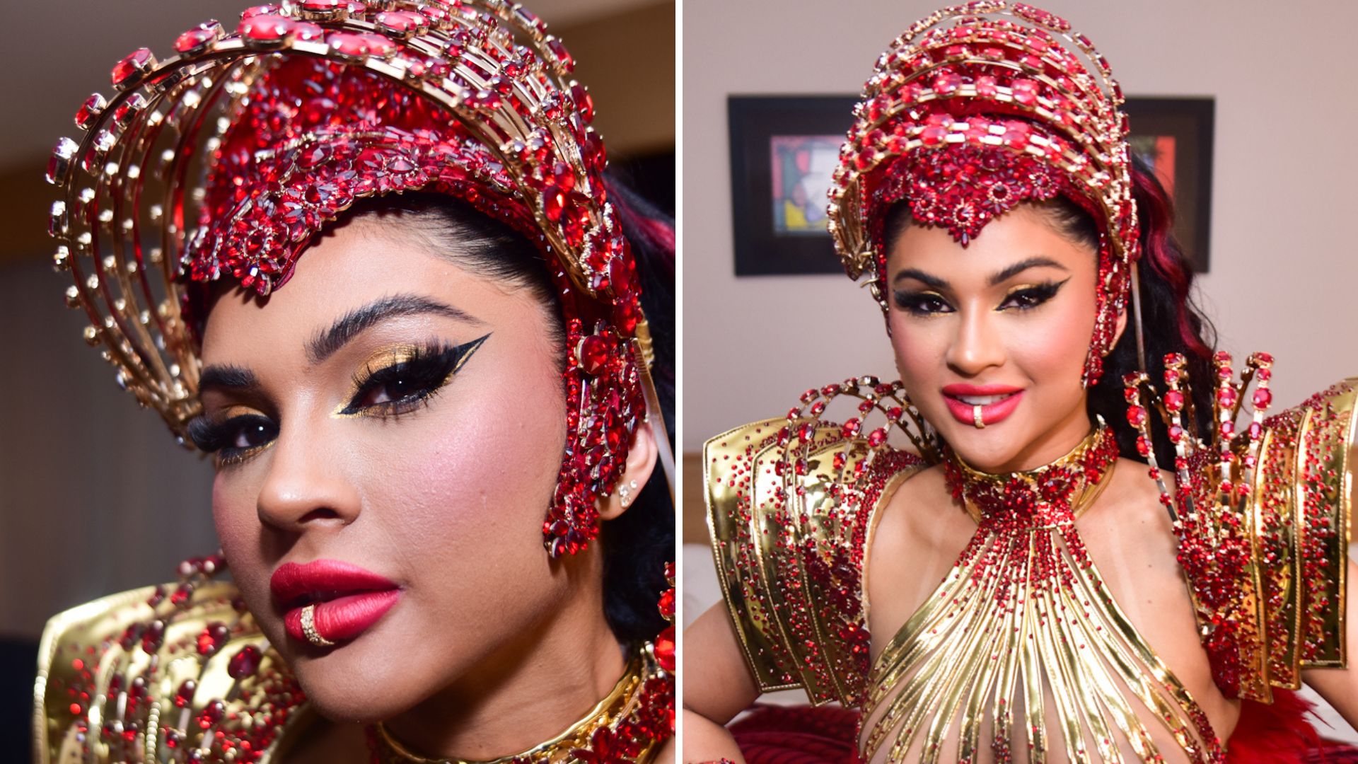 Mileide Mihaile escolhe tapa-mamilo e deixa a virilha de fora pra estrear no Carnaval de SP