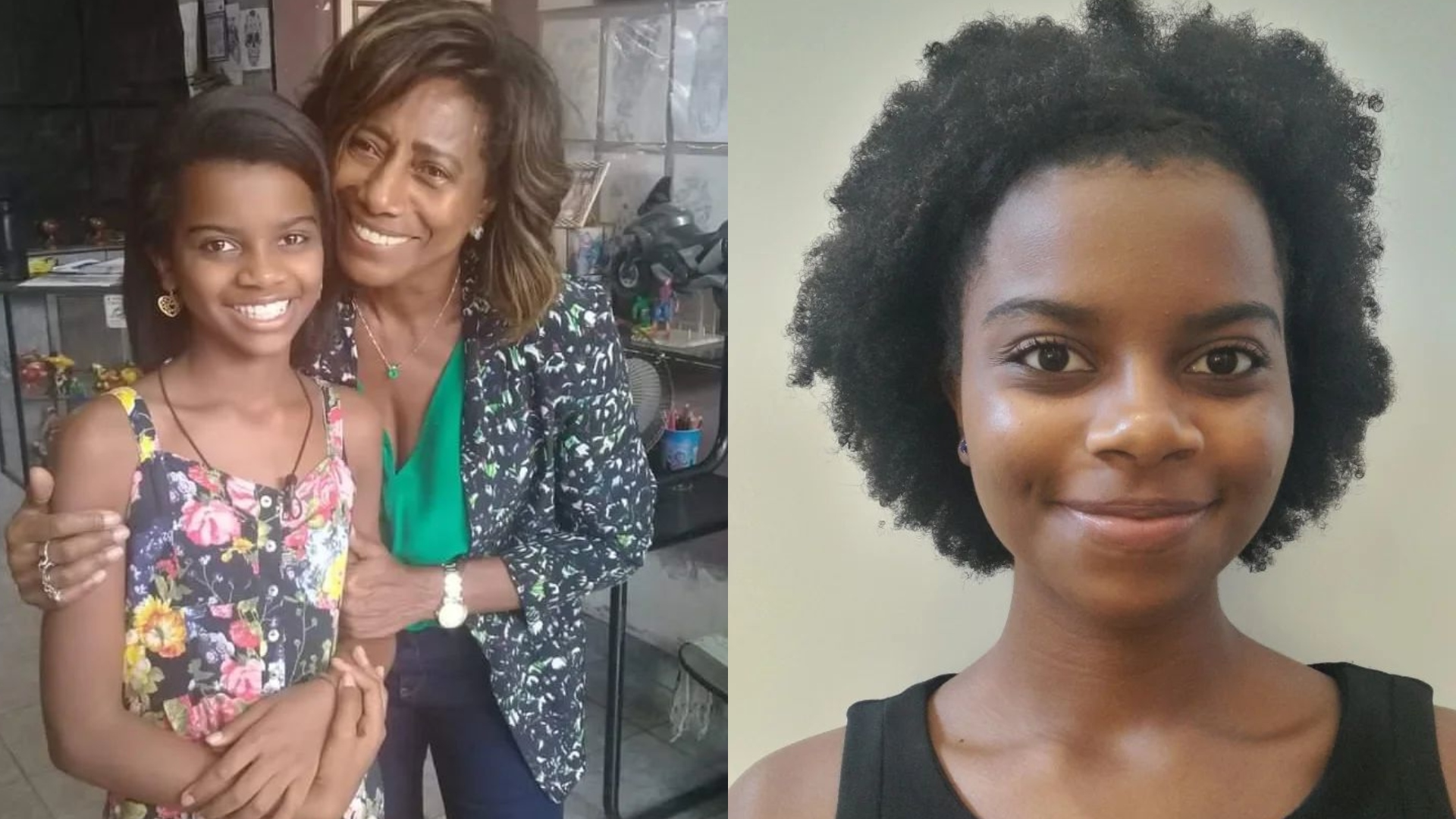 Lembra dela? Aos 16 anos, mini Glória Maria segue o sonho de se tornar jornalista