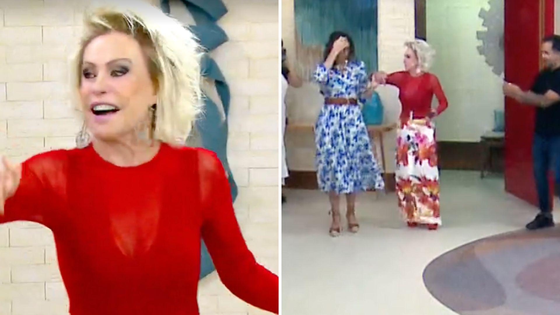 Namorado de Ana Maria Braga surge nos bastidores do ‘Mais Você’  e fãs reagem: “Que gato”
