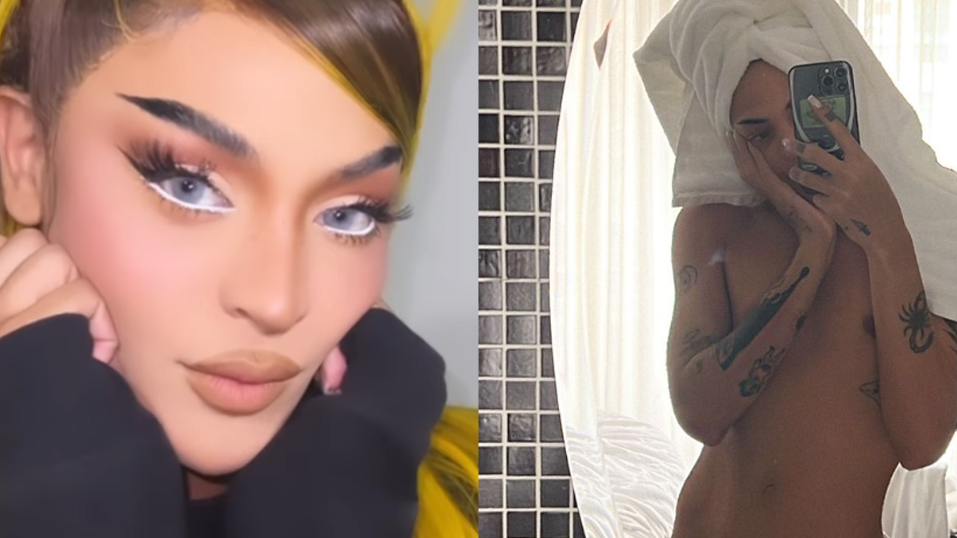 Conteúdo impróprio? Pabllo Vittar deixa toalha pesar e mostra detalhes da virilha