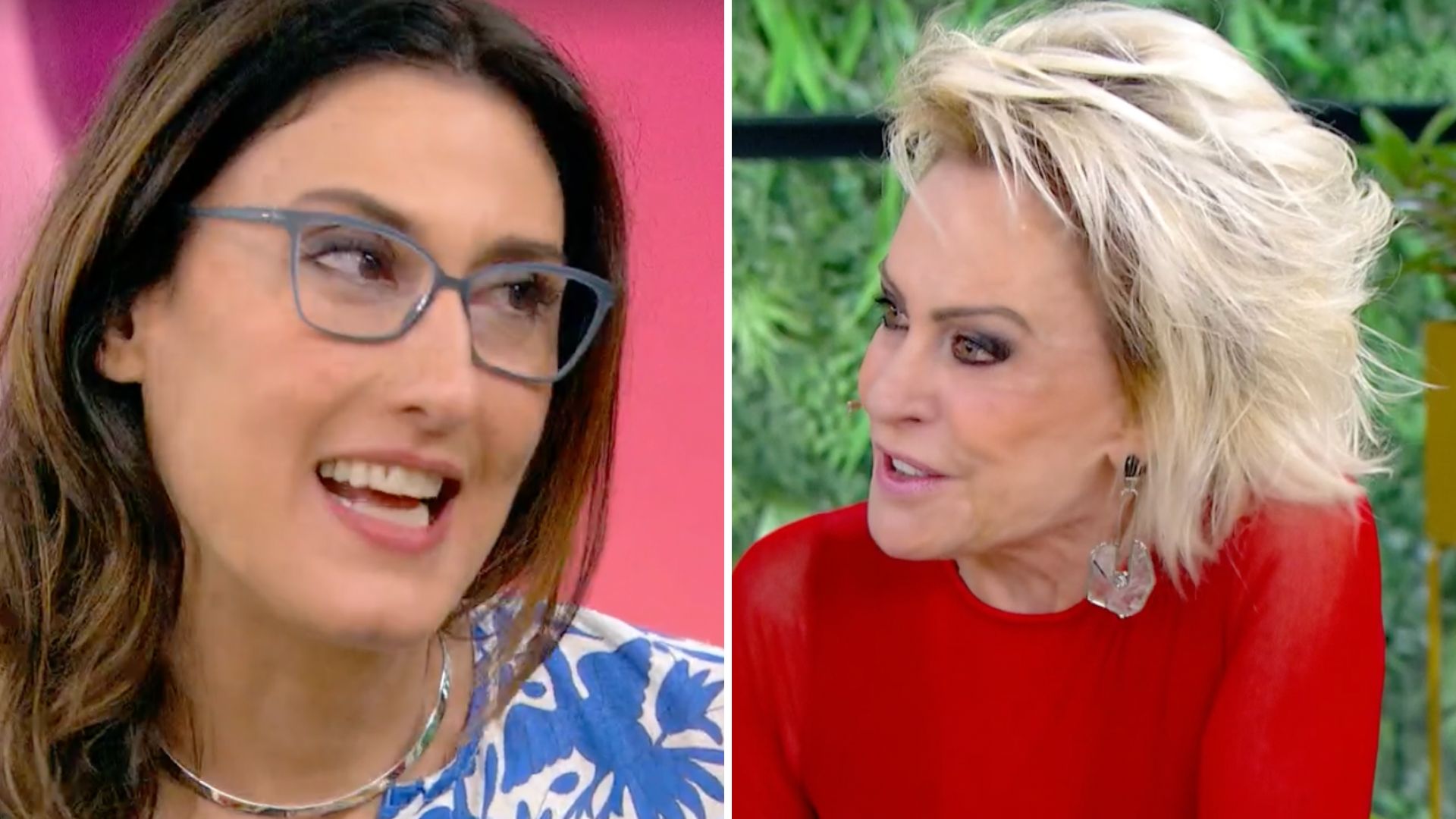 Paola Carosella mostra o namorado no Mais Você e confessa insegurança: “Ele é lindo”