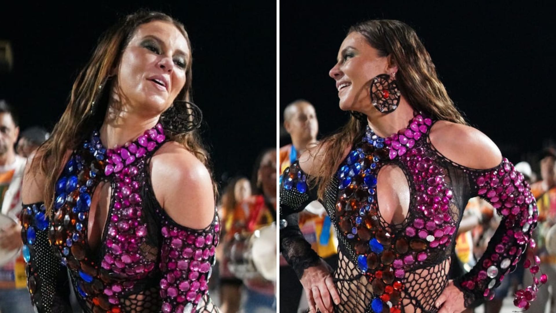 Gostosa! Paolla Oliveira deixa as dobrinhas da virilha de fora em body cavadíssimo