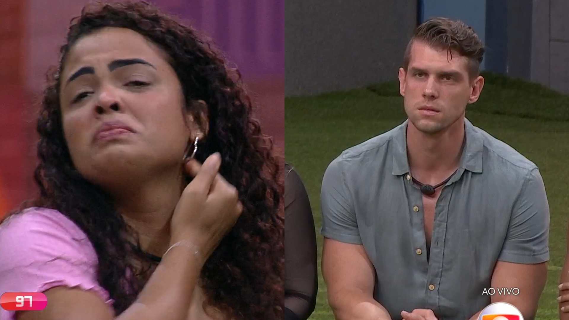 BBB23: Emparedada, Paula chora ao expor rasteira que levou de Cristian: “Confiei em você”