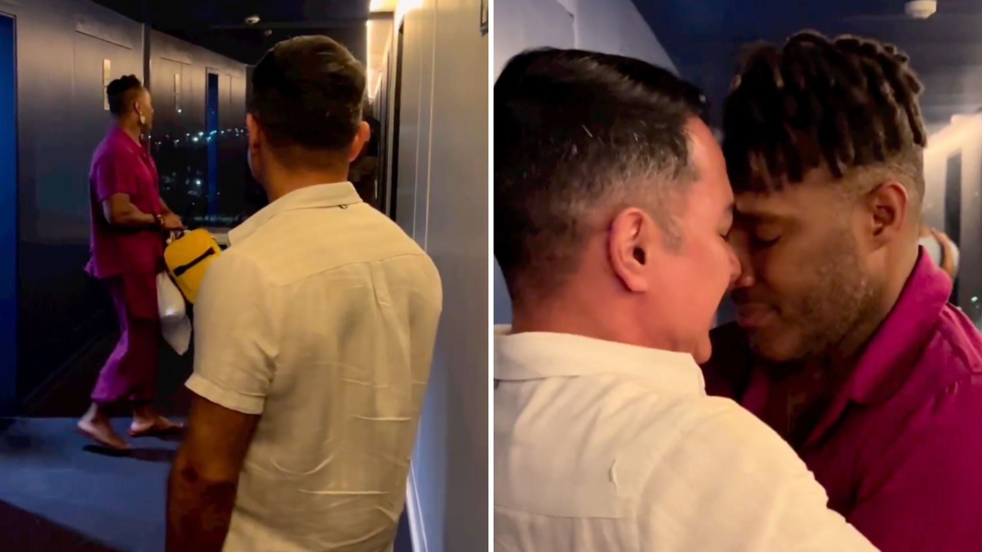 Reencontro de Fred Nicácio com o marido após o BBB23 comove fãs: “Meu príncipe”