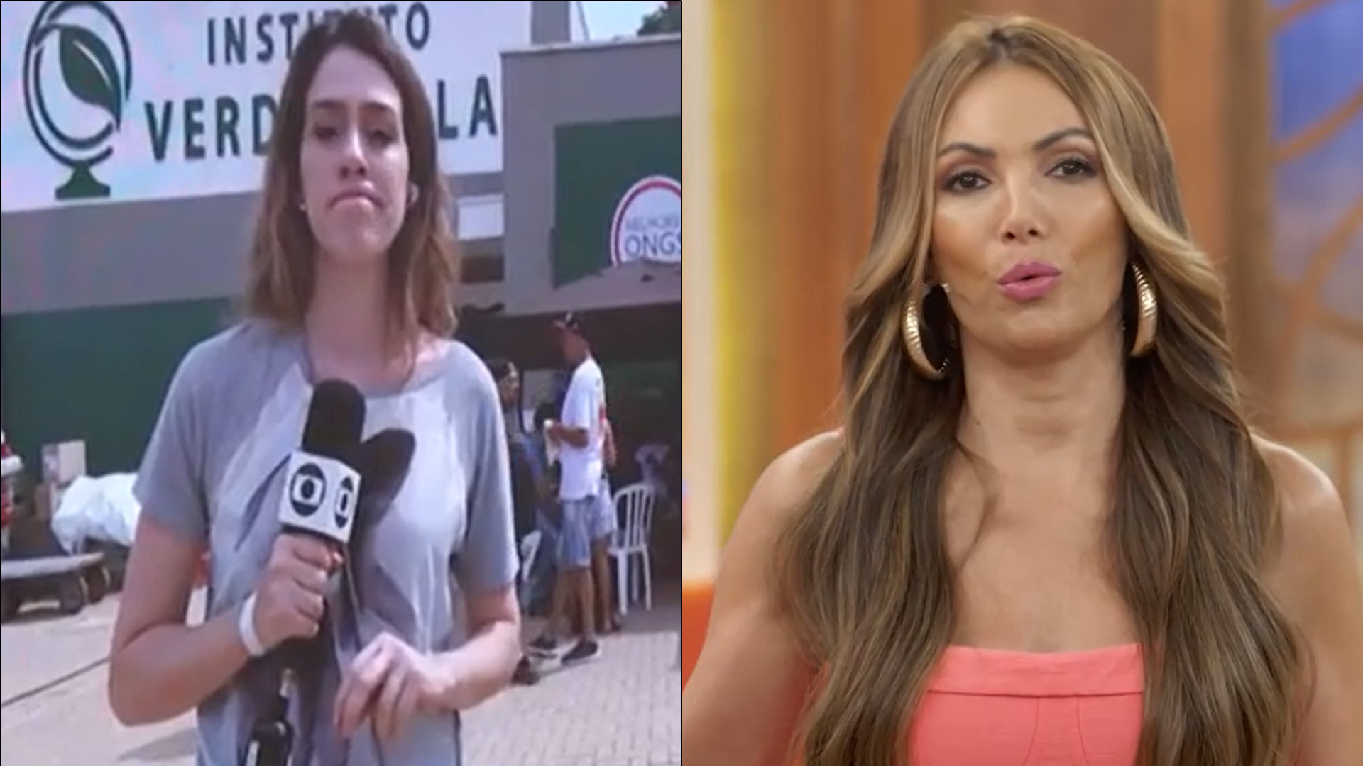 Repórter do ‘Encontro’ desaba ao presenciar estragos após deslizamentos no litoral: “Muito triste”
