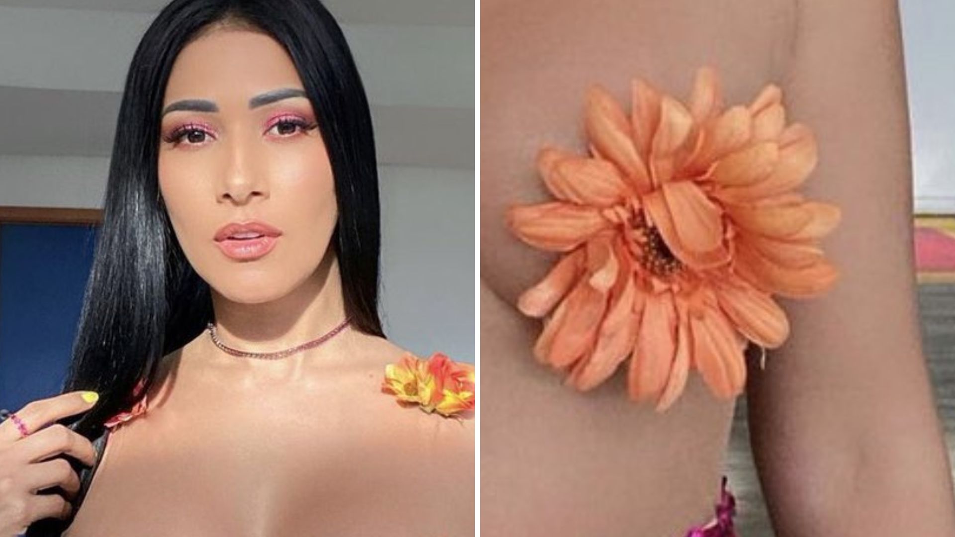 Simaria economiza no tecido e cobre seios com flores em fantasia de Carnaval: “Maravilhosa”