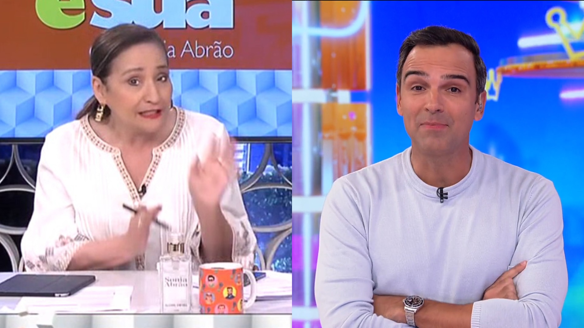 BBB23: Sonia Abrão se revolta com Tadeu Schmidt após discurso sobre religião: “Passa pano”