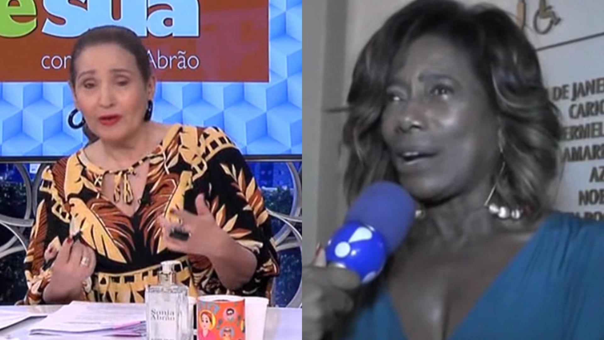 Sonia Abrão se emociona ao prestar homenagem para Glória Maria ao vivo: “Insubstituível”