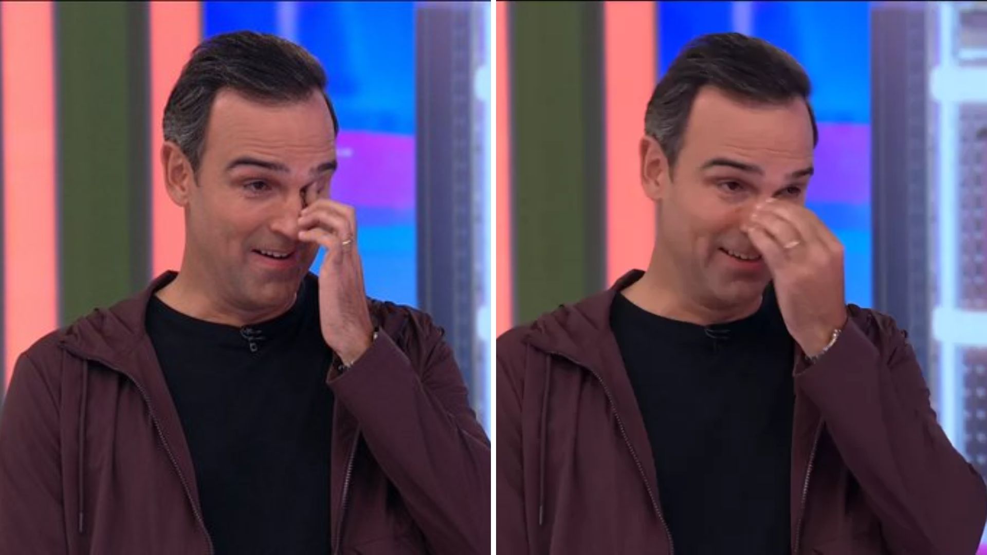 BBB23: Tadeu Schmidt não se aguenta e chora ao vivo após VT