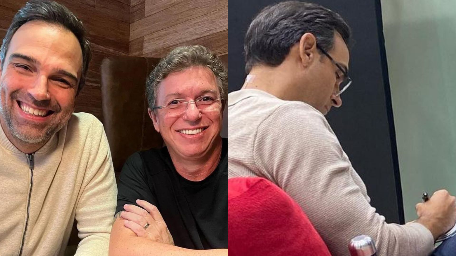 Tadeu Schmidt expõe presente dado por Boninho e web reage: “Demorou um século”