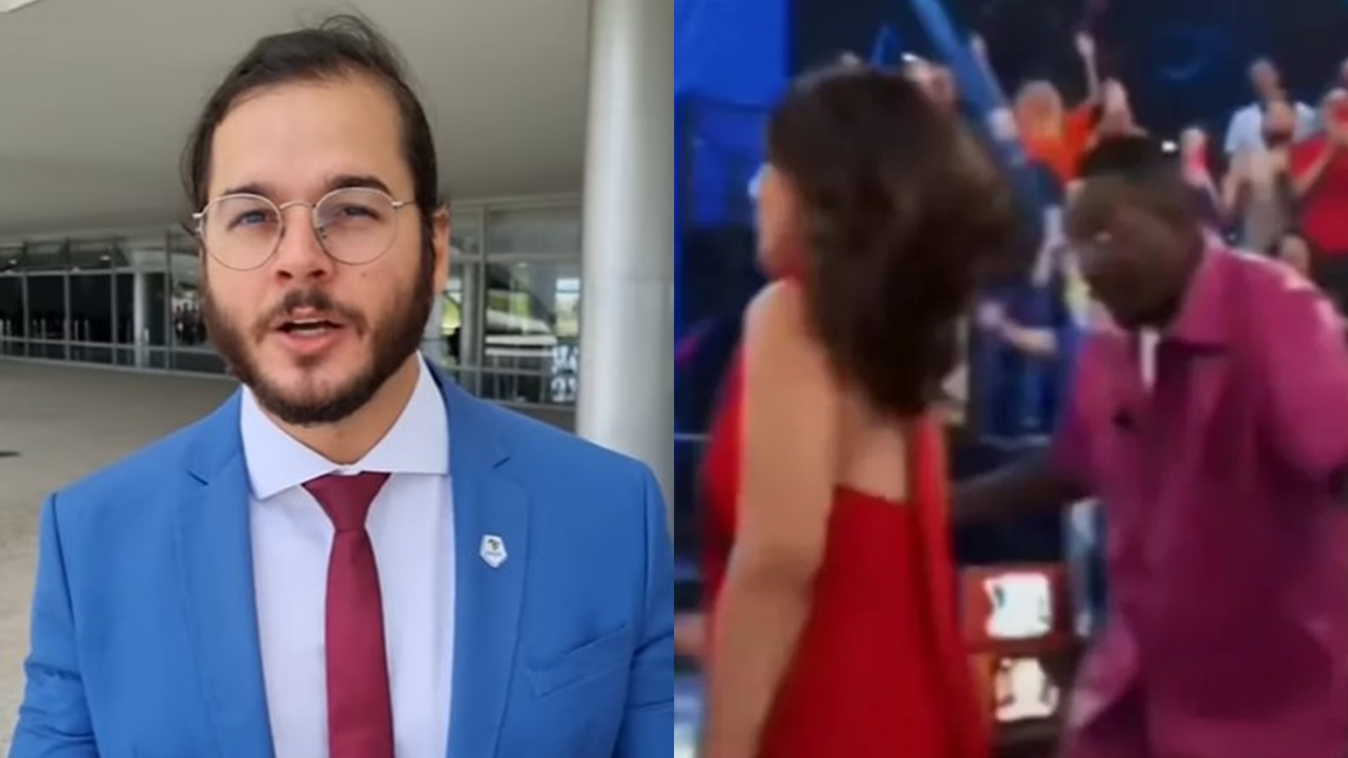 Túlio Gadêlha desabafa após cena de Fátima Bernardes ignorando Mumuzinho na Globo