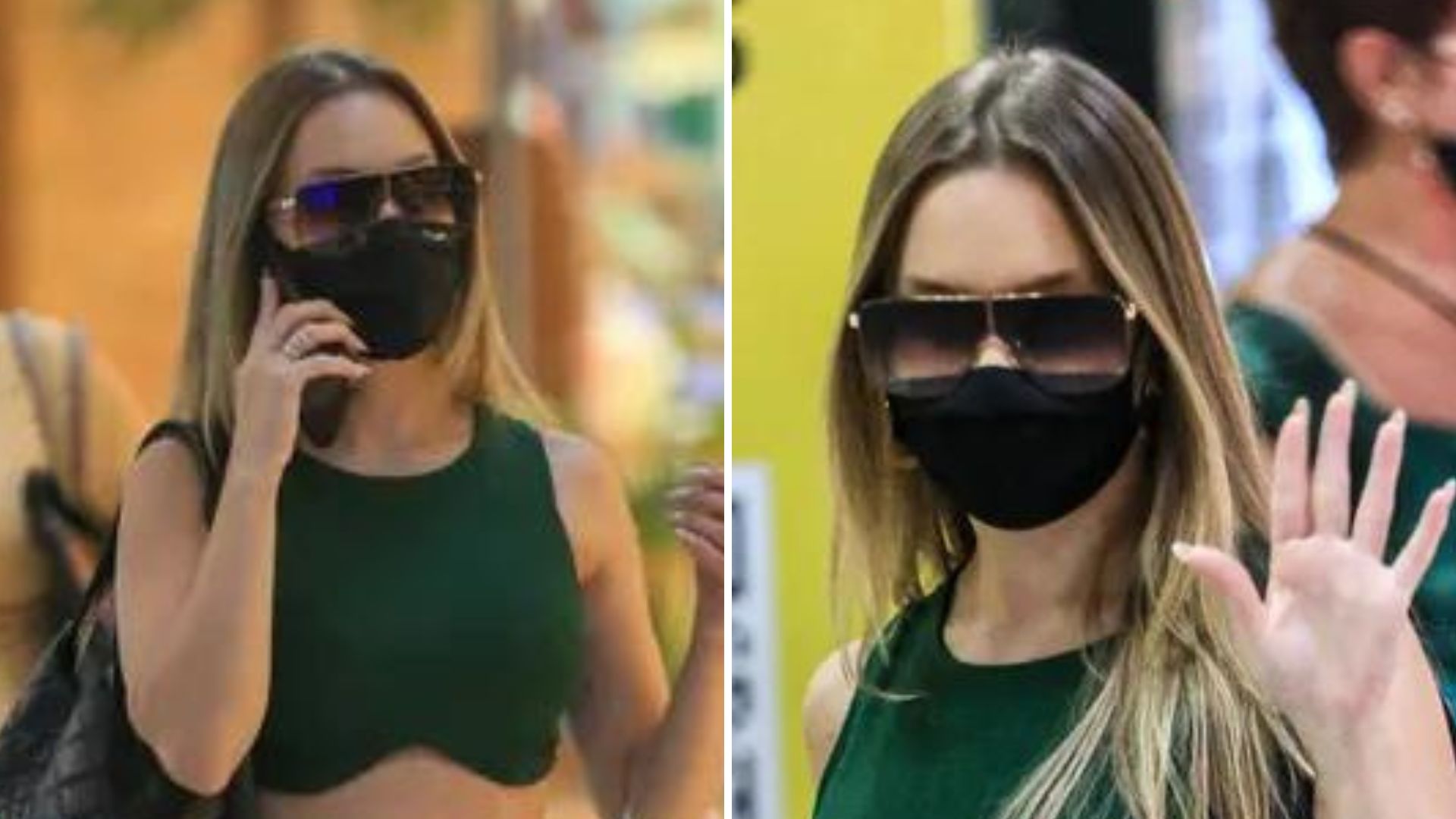 UAU! Carla Diaz ostenta com bolsa de R$ 25 mil e look monocromático