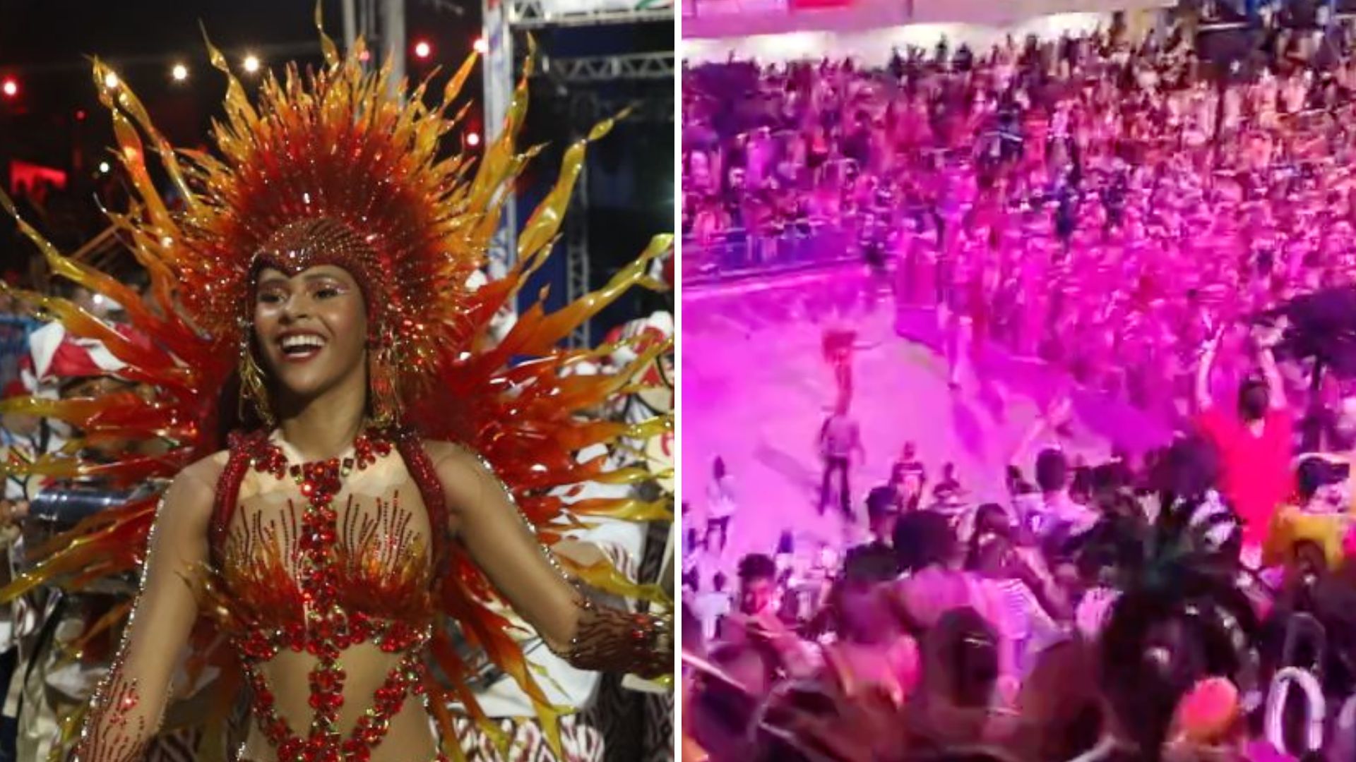 Aos 13 anos, irmã de Lexa é ovacionada na Sapucaí em sua estreia: “Rainha”