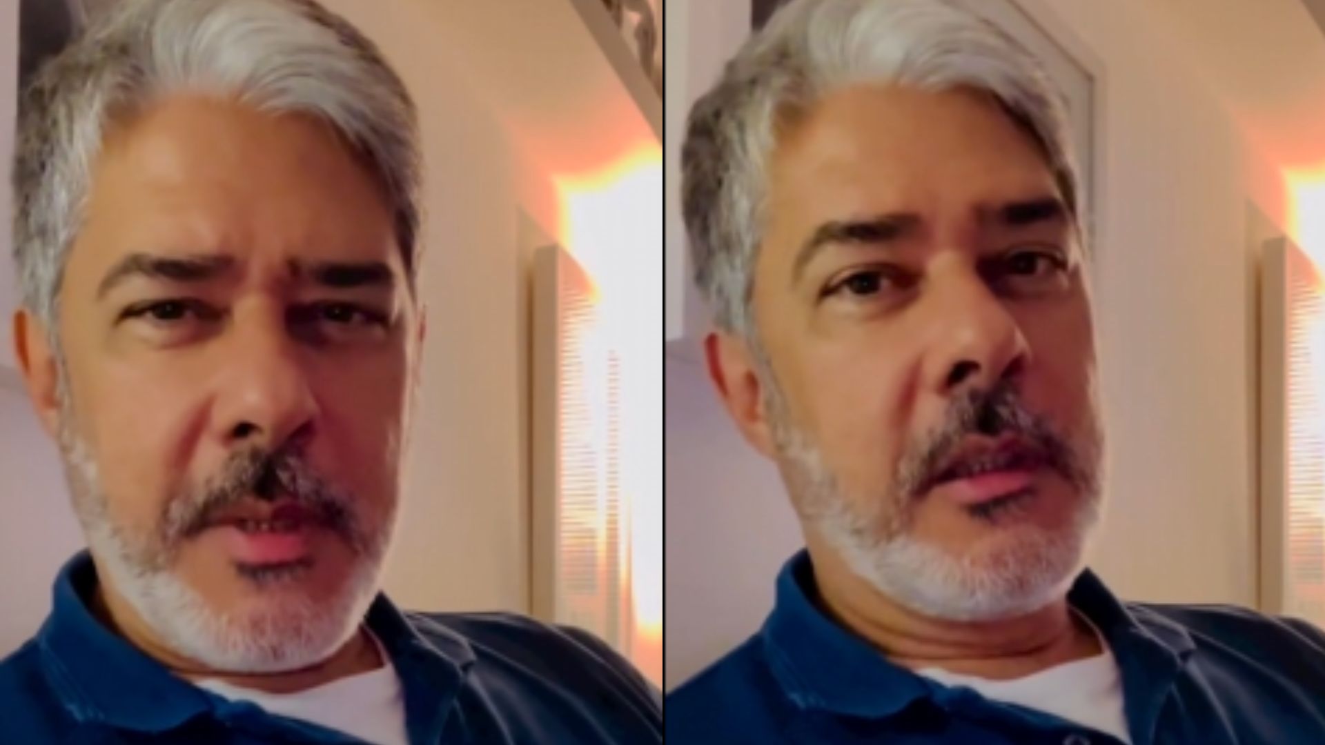 William Bonner desmente boatos sobre doença e explica cirurgia realizada: “Sem correria”