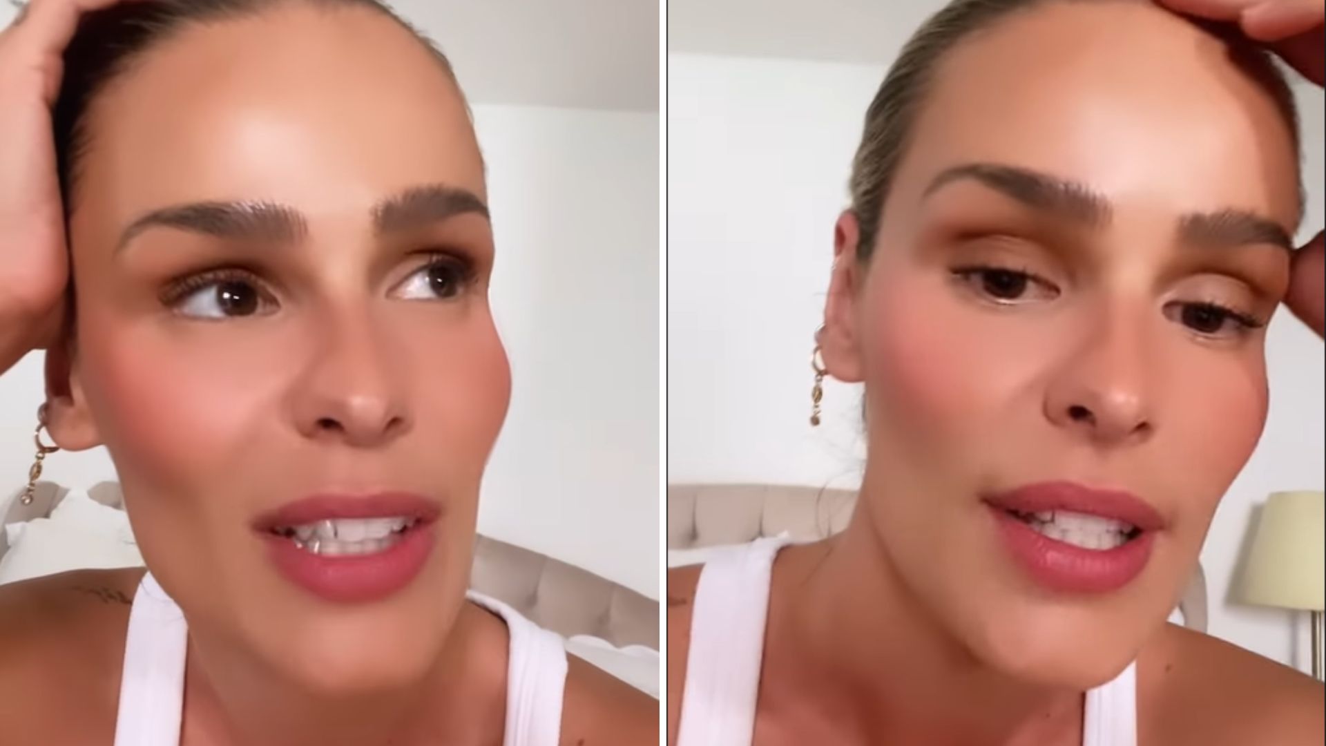 Criticada como Musa da Grande Rio, Yasmin Brunet relata sufoco para aprender a sambar: “Penando”