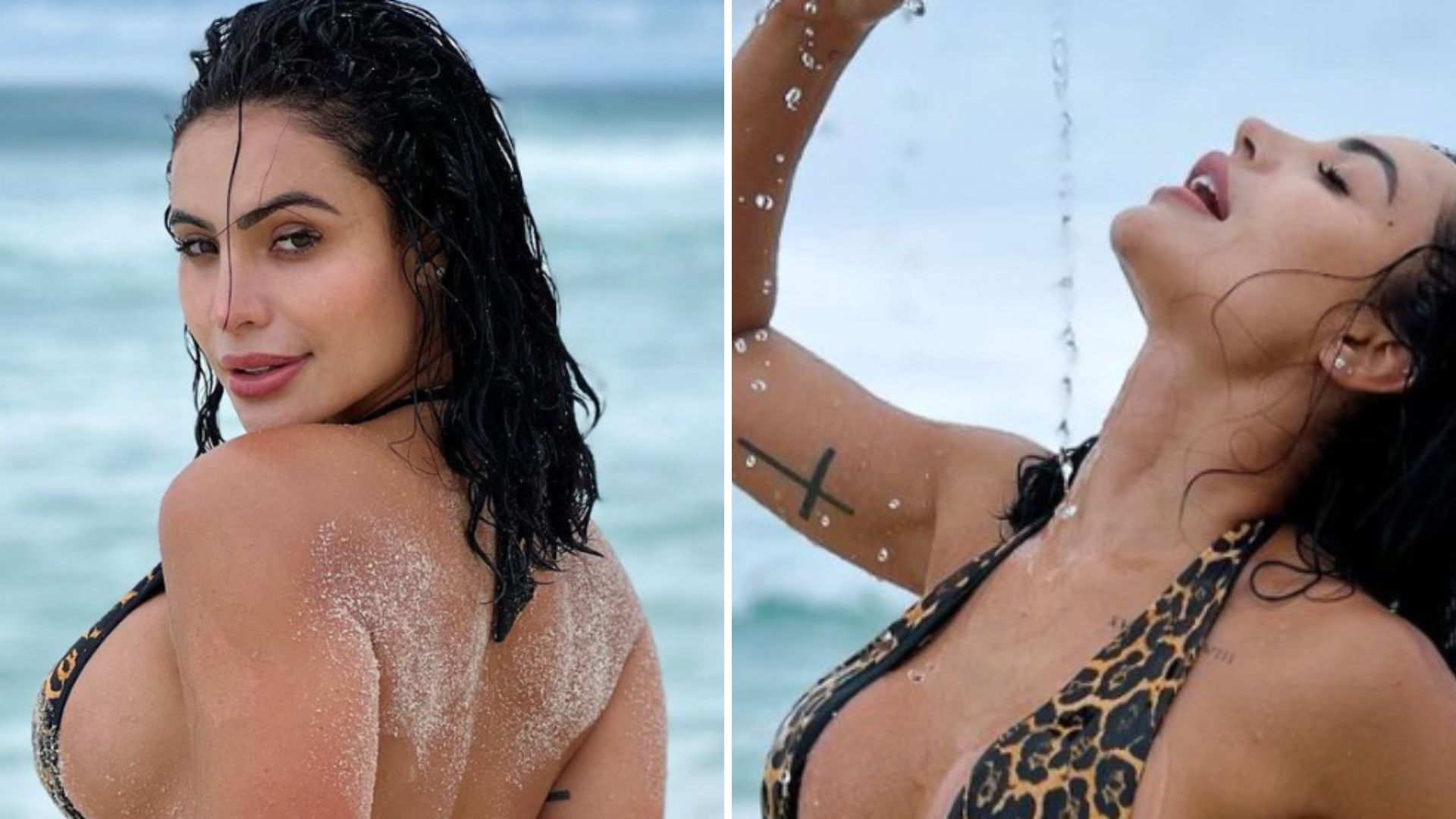 Aline Mineiro escandaliza fãs ao puxar alcinha da calcinha em cliques: “Pegando fogo”
