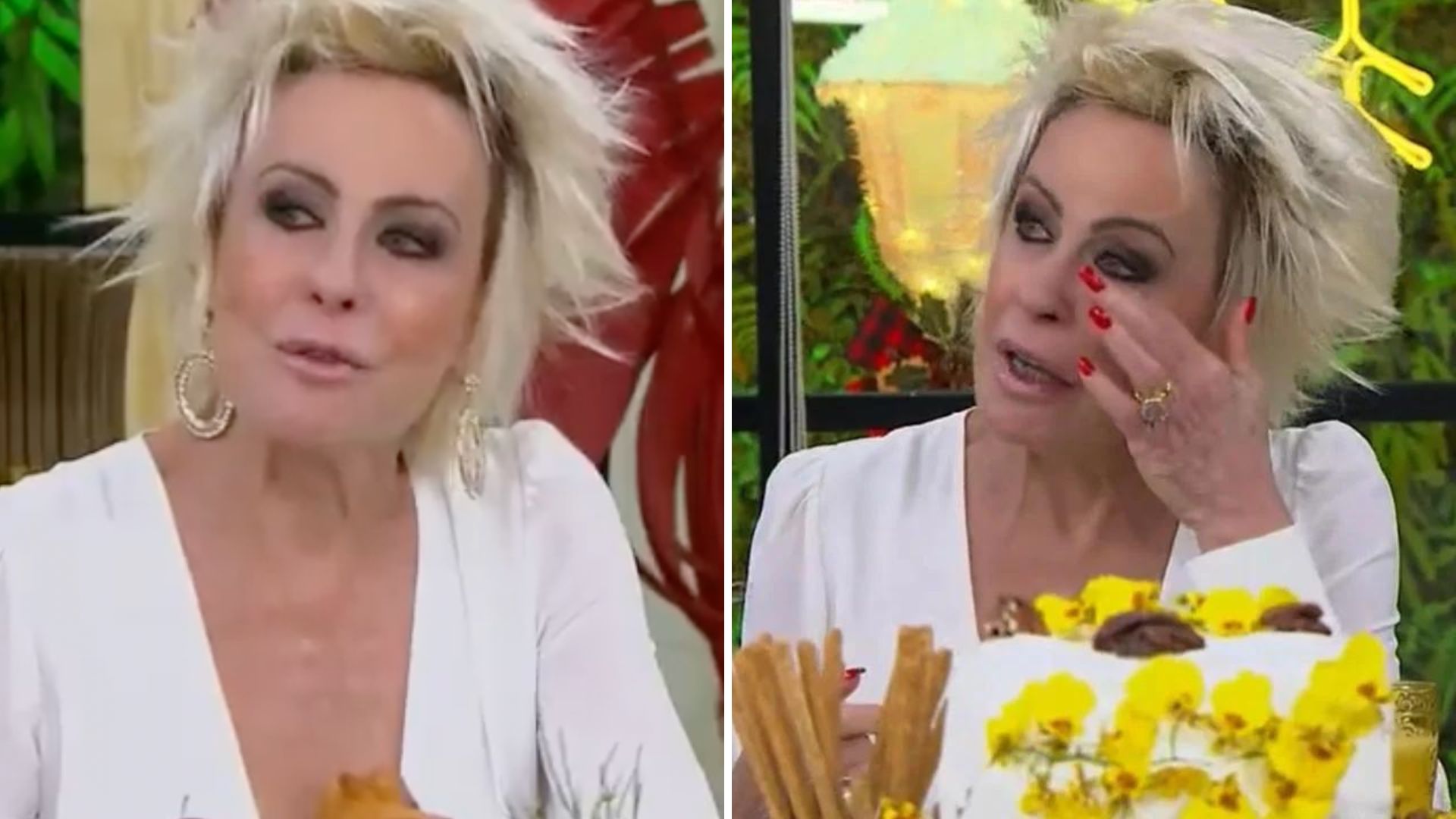 Ana Maria chora ao vivo e manda indireta após fala de atriz: “A mentira não sobrevive”
