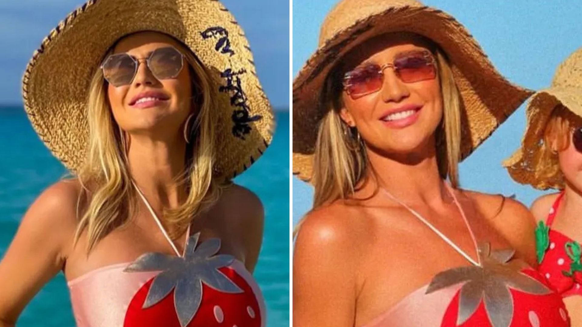 Ana Paula Siebert posa com maiô que usou na gravidez e diferença choca a web: “De 6 meses”