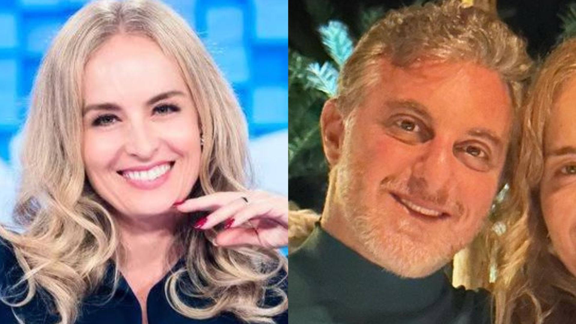 De cara limpa, Angélica surge ao lado do marido e choca fãs com aparência: “Linda”