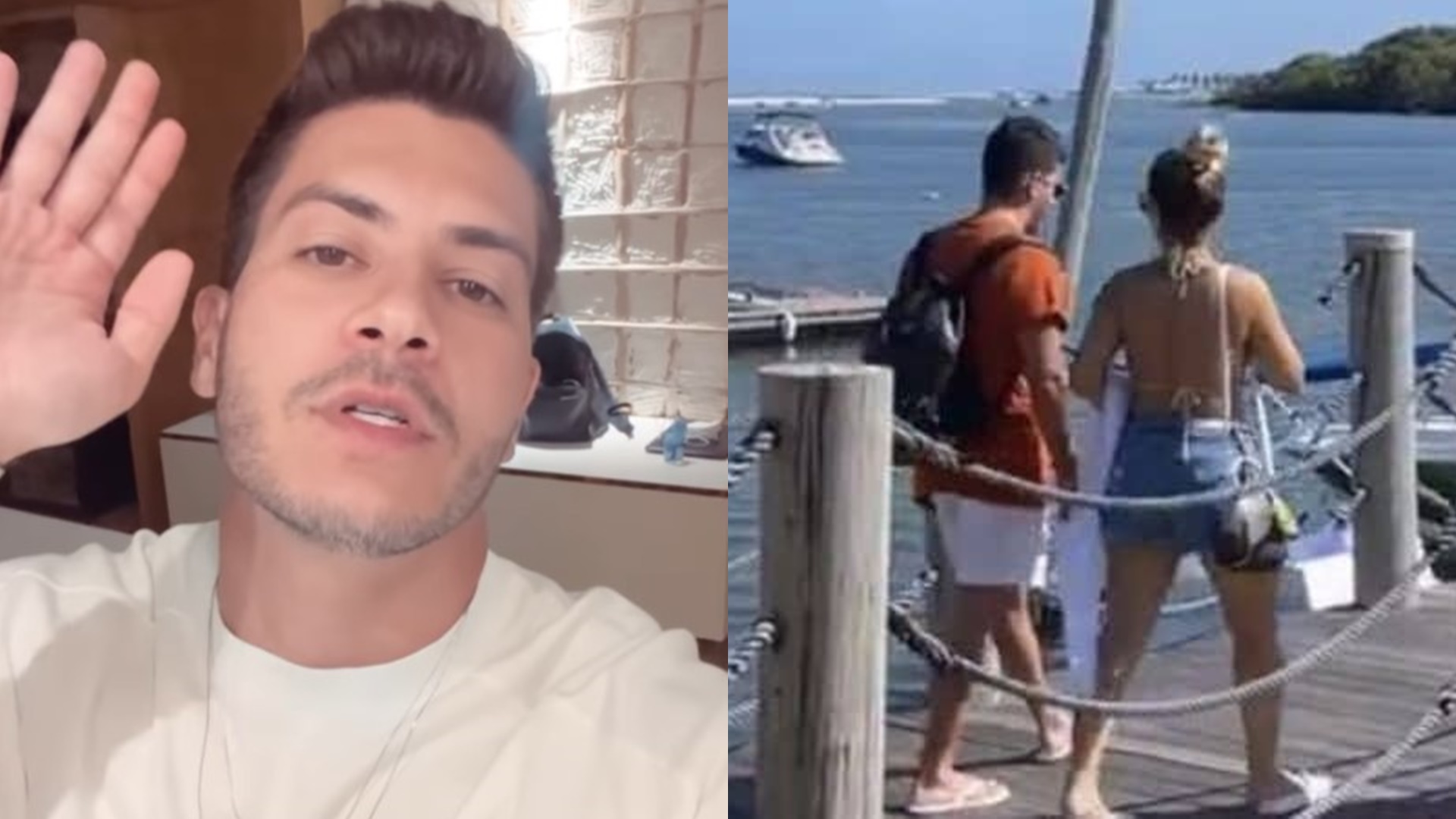 Arthur Aguiar se manifesta após ser flagrado a sós com Deolane Bezerra: “Só vim”