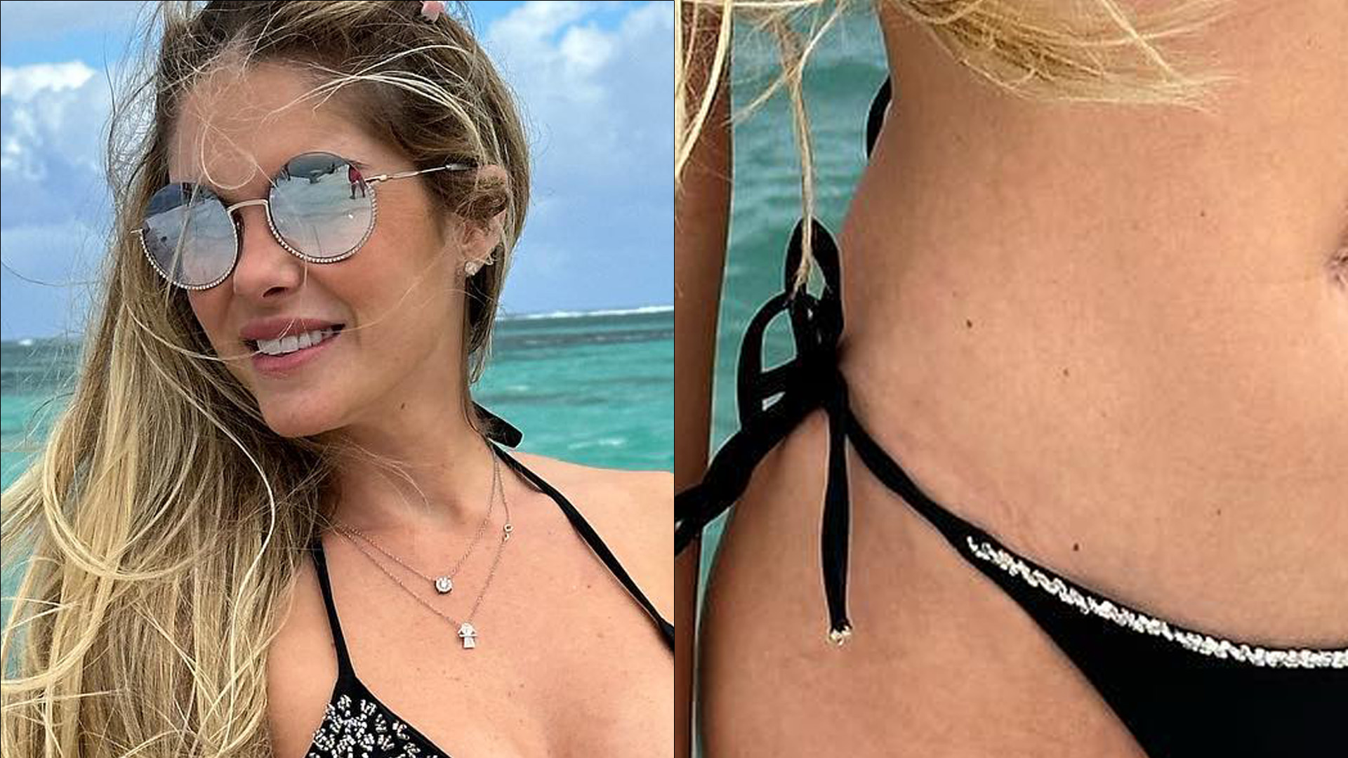 Bárbara Evans deixa cantinho da virilha escapar em biquíni fininho: “Ousada”