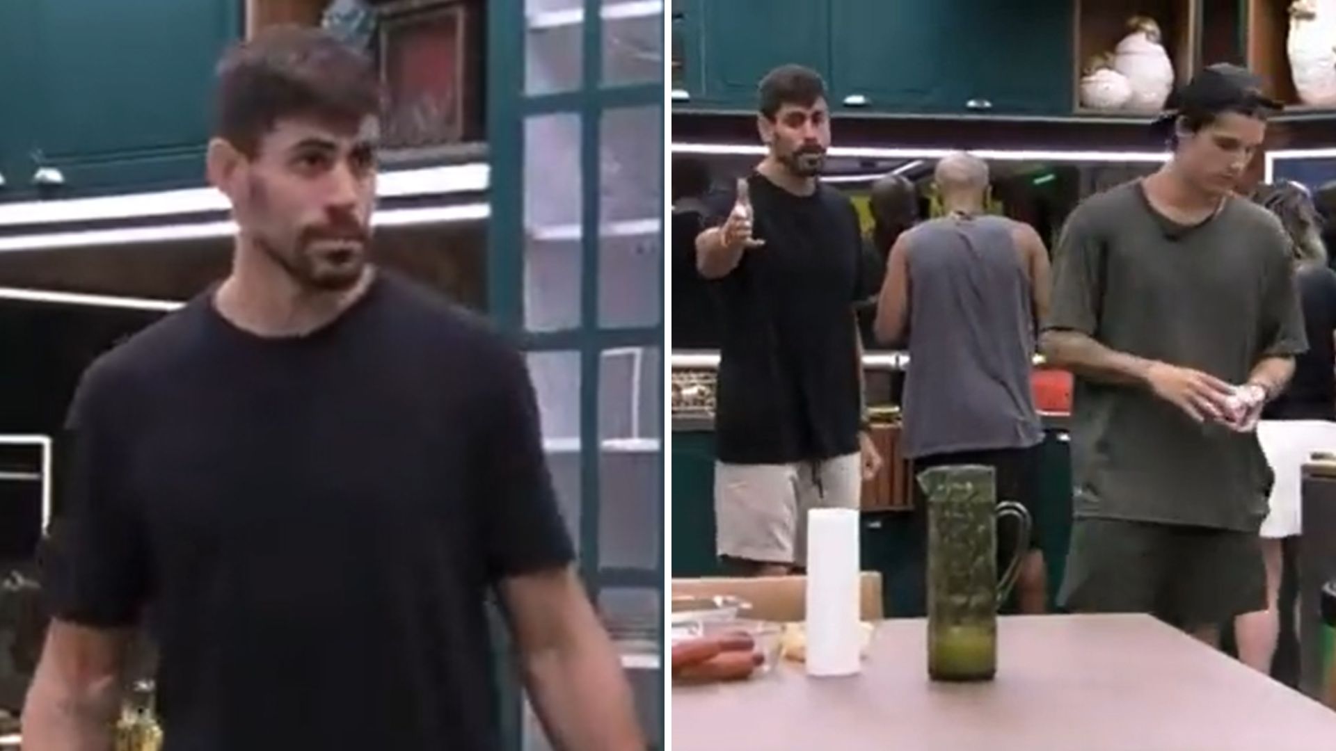 BBB23: Cara de Sapato dá esporro em brother por sujeira na cozinha: “Usou, lavou”