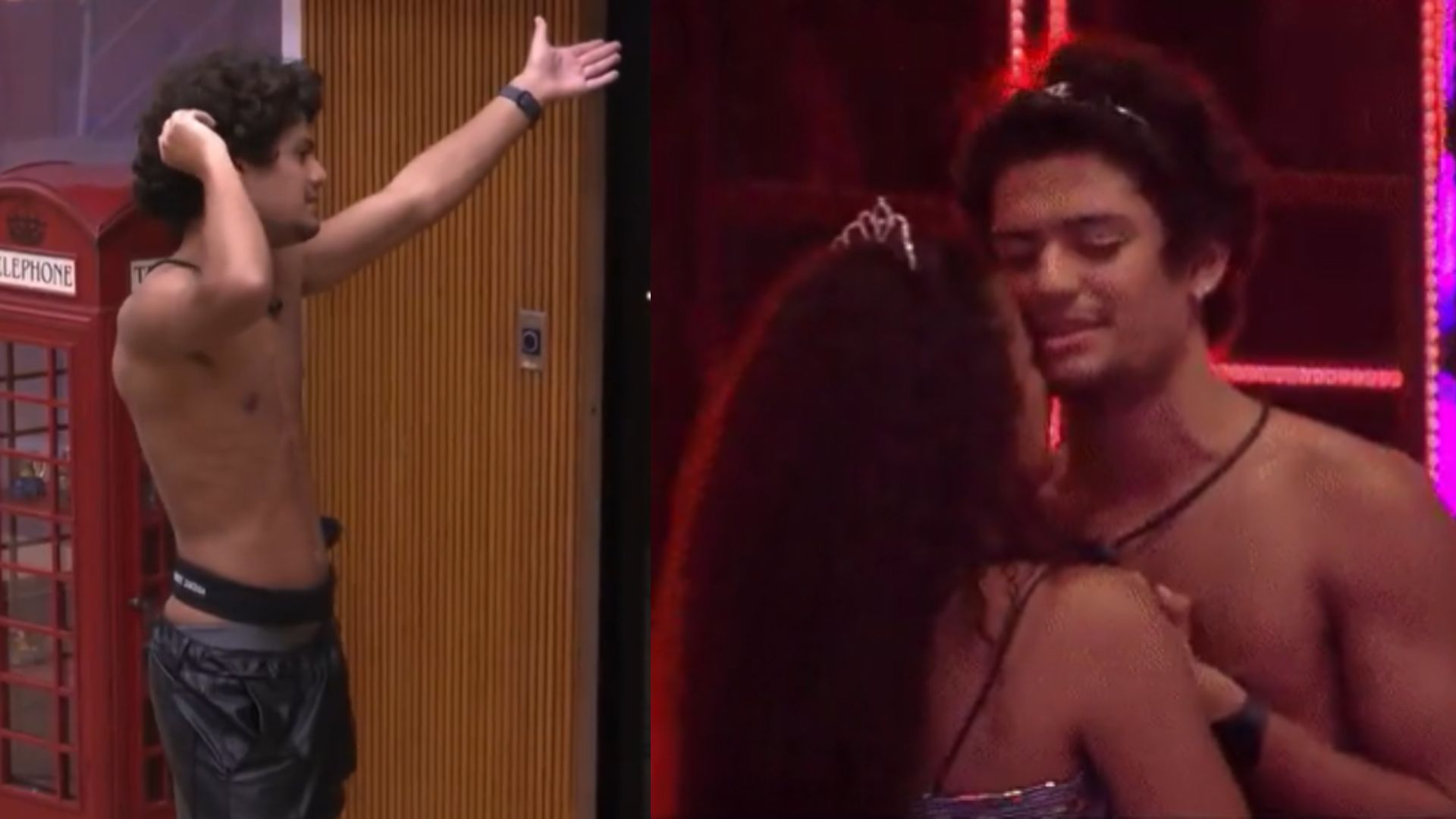 BBB23: Gabriel Santana se ‘revolta’ com brother e sugere beijo triplo: “Ele quer as duas”