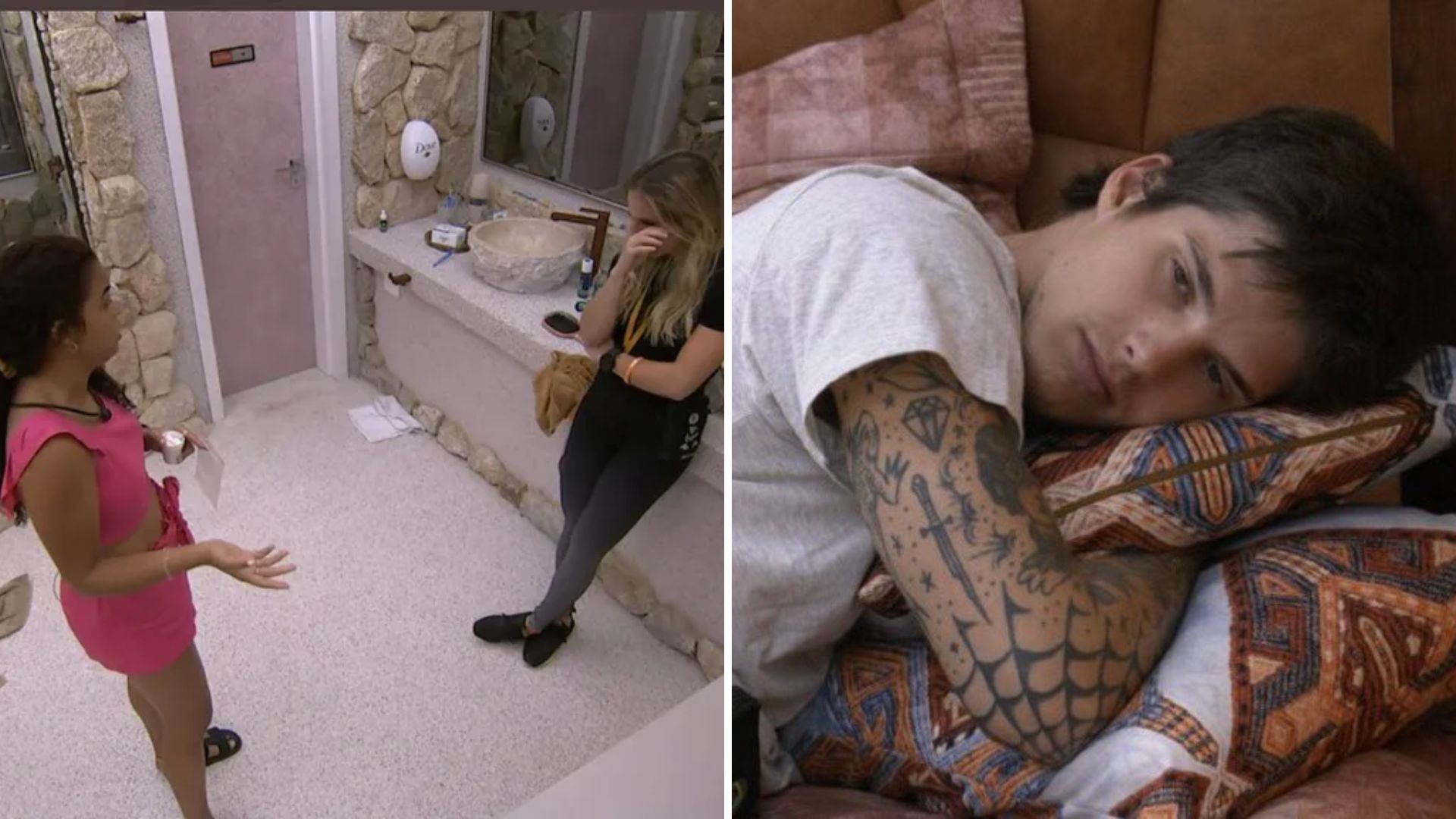 BBB23: Paula e Bruna Griphao choram de preocupação por Gabriel: “Chutar cachorro morto”