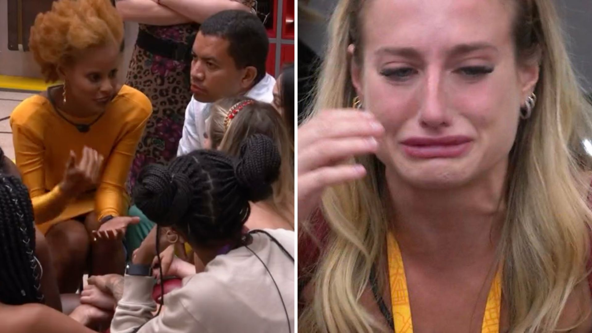 BBB23: Aline Wirley dá aula para Bruna Griphao que cai no choro: “O Brasil está vendo”
