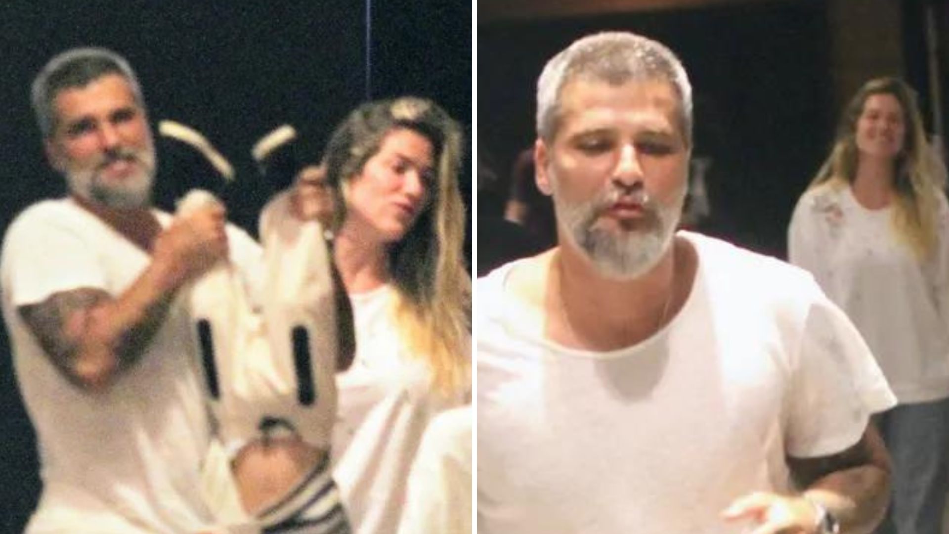 Bruno Gagliasso e Giovanna Ewbank fazem a ‘farra’ com os filhos em shopping do Rio
