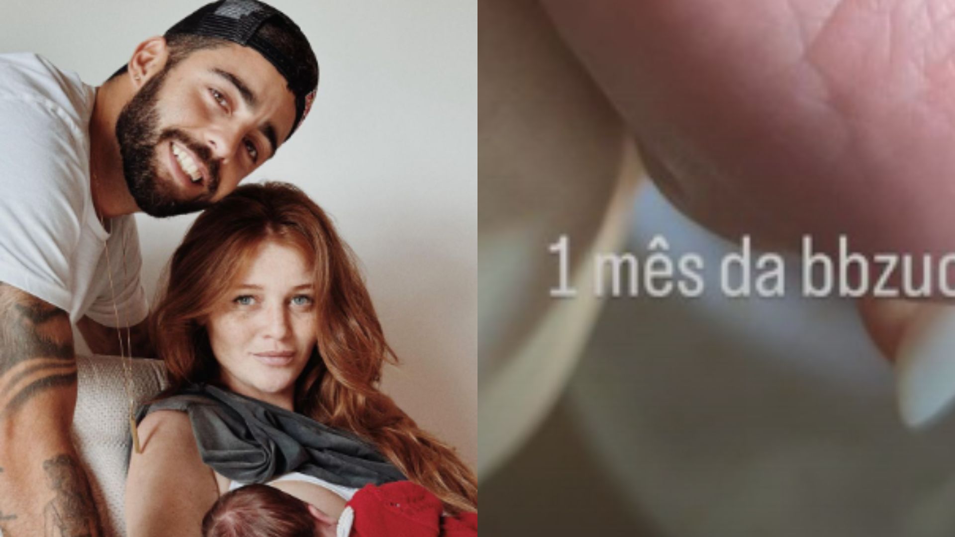 Cintia Dicker compartilha clique de seu bebê ao completar um mês de vida: “Primeiro”
