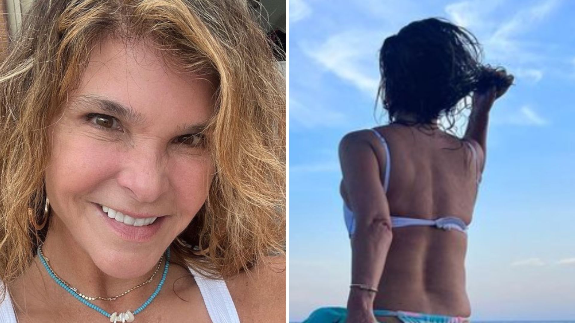 Cristiana Oliveira posa de biquíni e exibe corpo real aos 59 anos: “De encher os olhos”