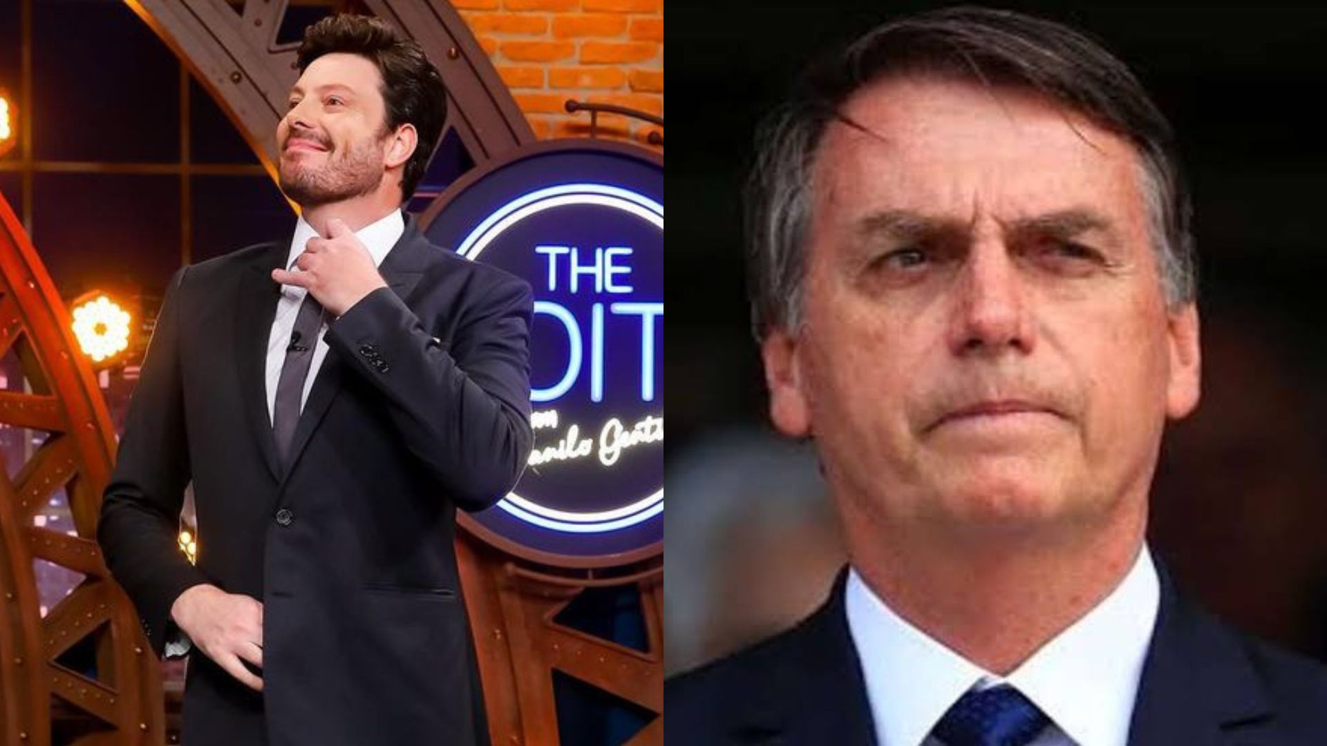 Danilo Gentili afirma que Bolsonaro tentou acabar com sua carreira e debocha: “Continuo aqui”